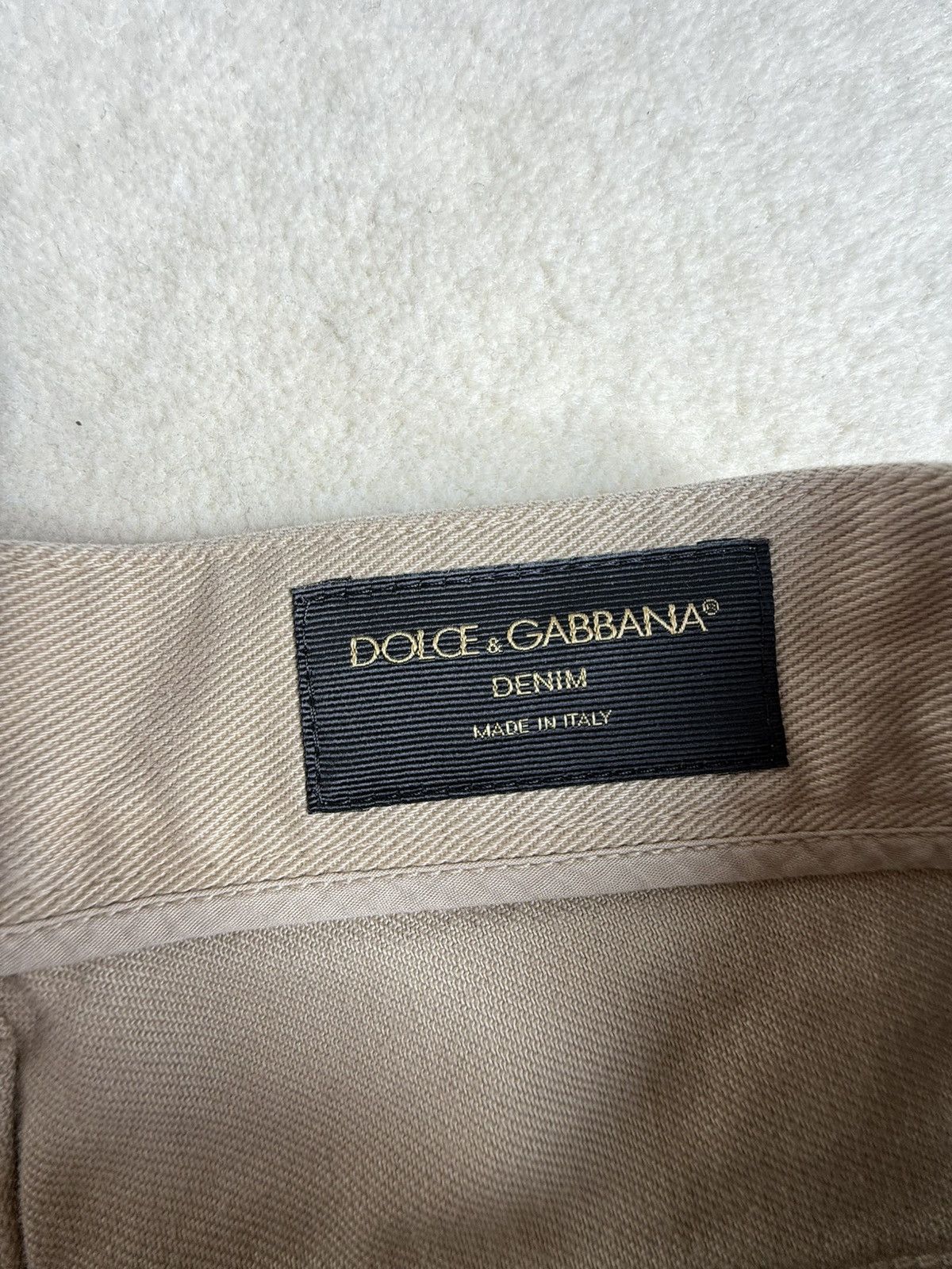 Dolce & Gabbana Dolce & Gabbana D&G destroyed ripped khaki baggy jeans pants Size US 30 / EU 46 - 20 Thumbnail