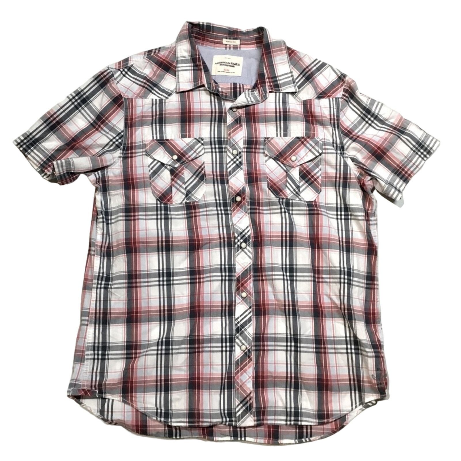 American Eagle Outfitters American Eagle Button Down Shirt Size US XL / EU 56 / 4 - 1 Thumbnail