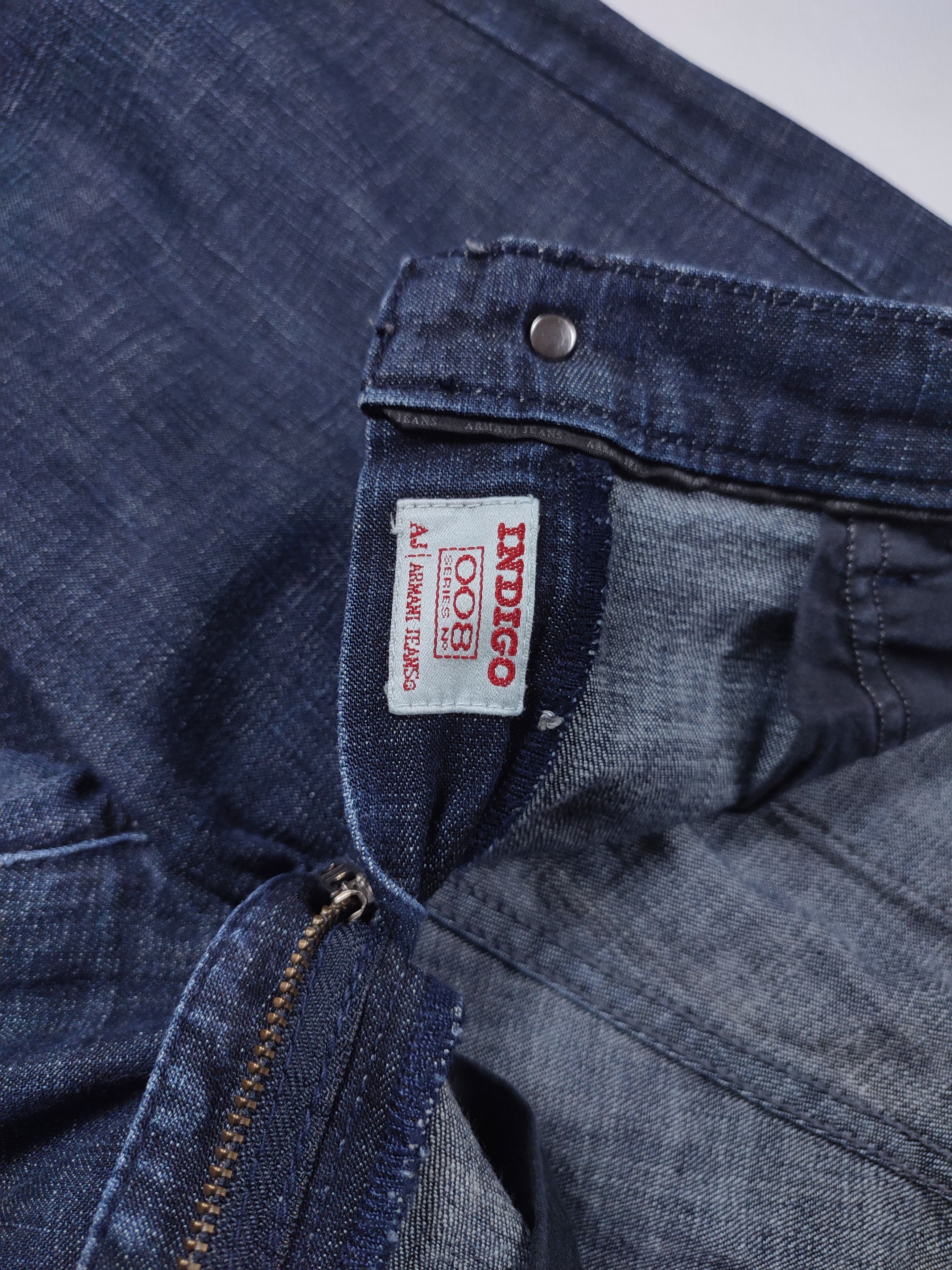 Armani Armani Jeans Stretched Indigo Pants Size US 29 - 12 Thumbnail