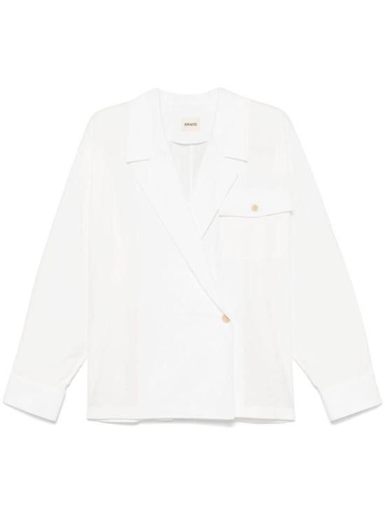 KHAITE KHAITE Women Shirts 2357148 100 White Size S / US 4 / IT 40 - 1 Thumbnail