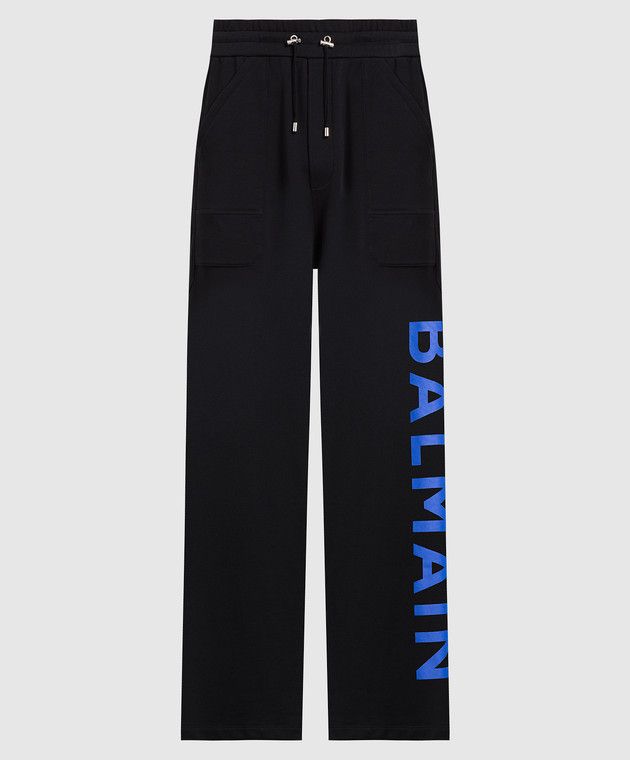 Balmain o1y0426 Logo Jogger & Sweatpant in Black Size US 30 / EU 46 - 1 Thumbnail