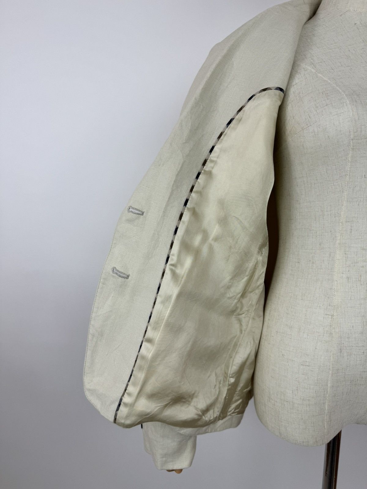 Aquascutum Aquascutum London Linen Blazer jacket old money preppy style Size XL / US 12-14 / IT 48-50 - 9 Thumbnail