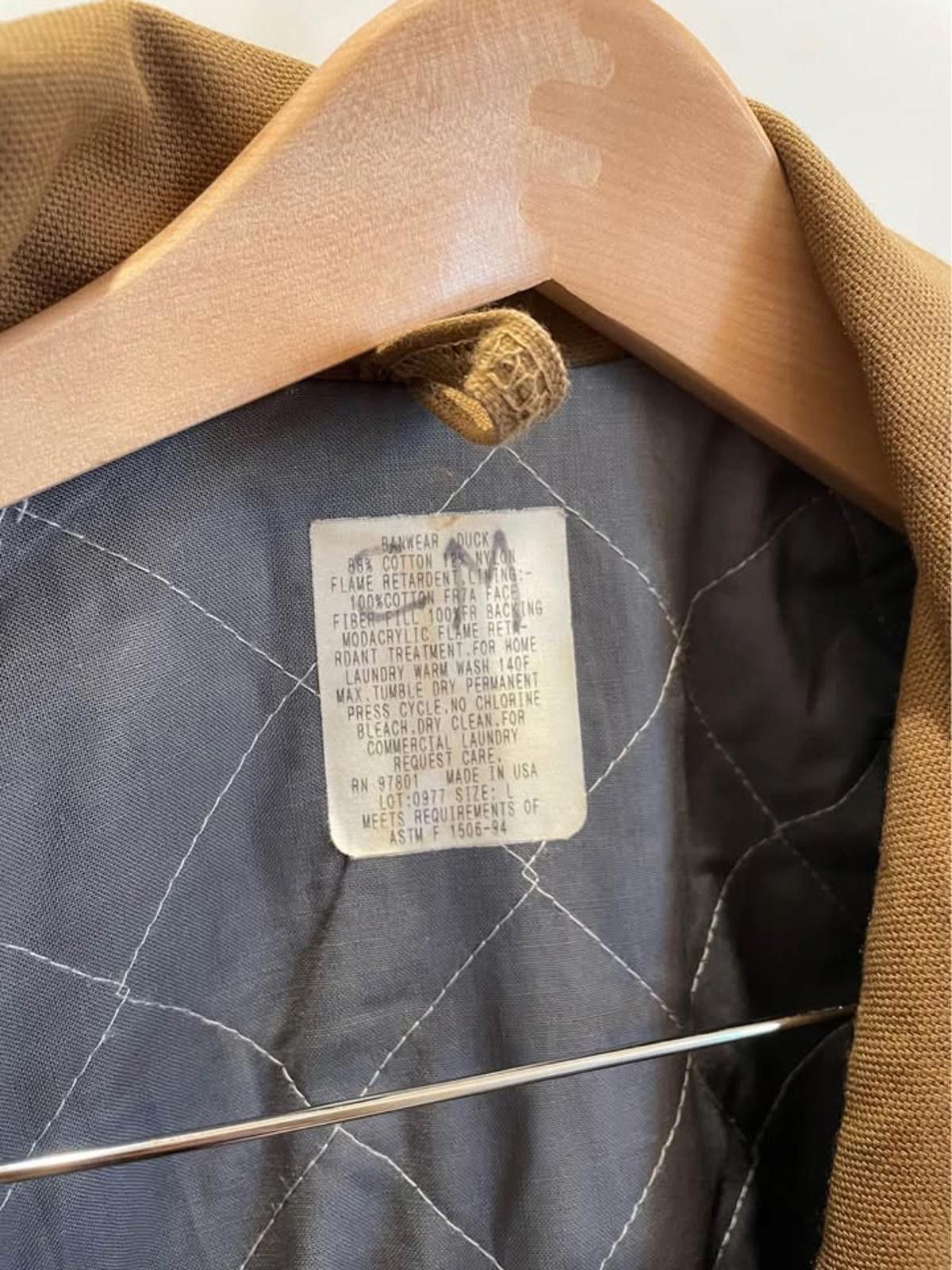 Designer Vintage Flame-Resistant Duck Canvas Barn Coat – Made in USA Size US L / EU 52-54 / 3 - 2 Thumbnail