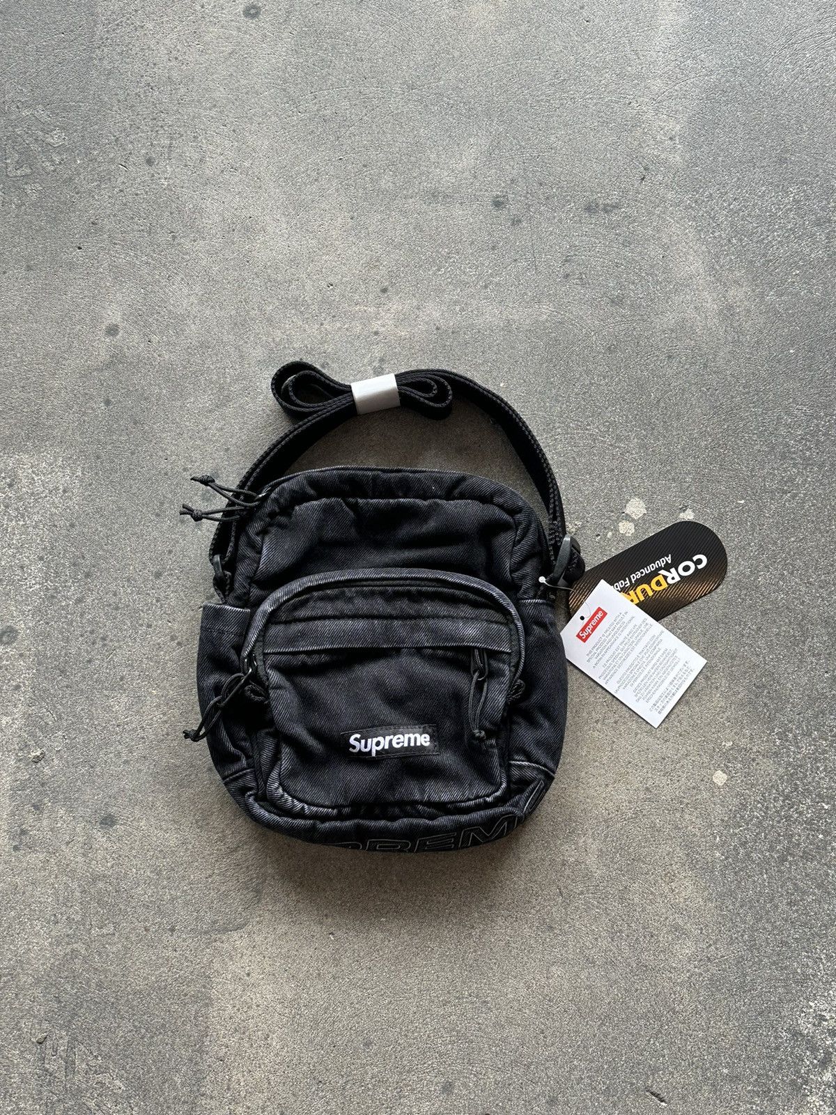 バッグ Supreme Denim Shoulder Bag Black Denim Shoulder Bag - Shop - Supreme