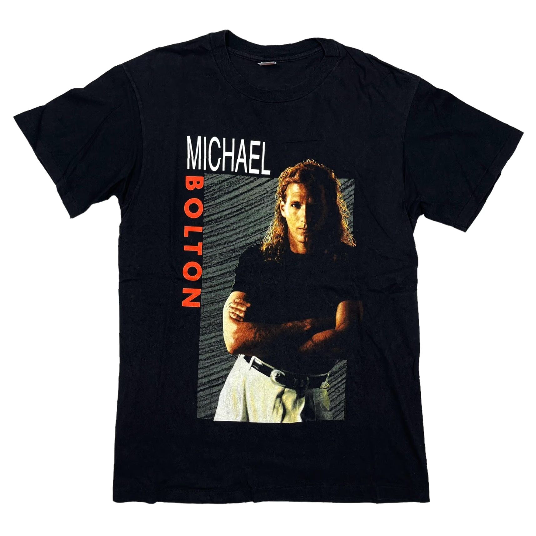 Hanes VINTAGE Michael Bolton TIME, LOVE AND TENDERNESS TOUR GRAPHIC T SHIRT MENS L Size US L / EU 52-54 / 3 - 2 Thumbnail