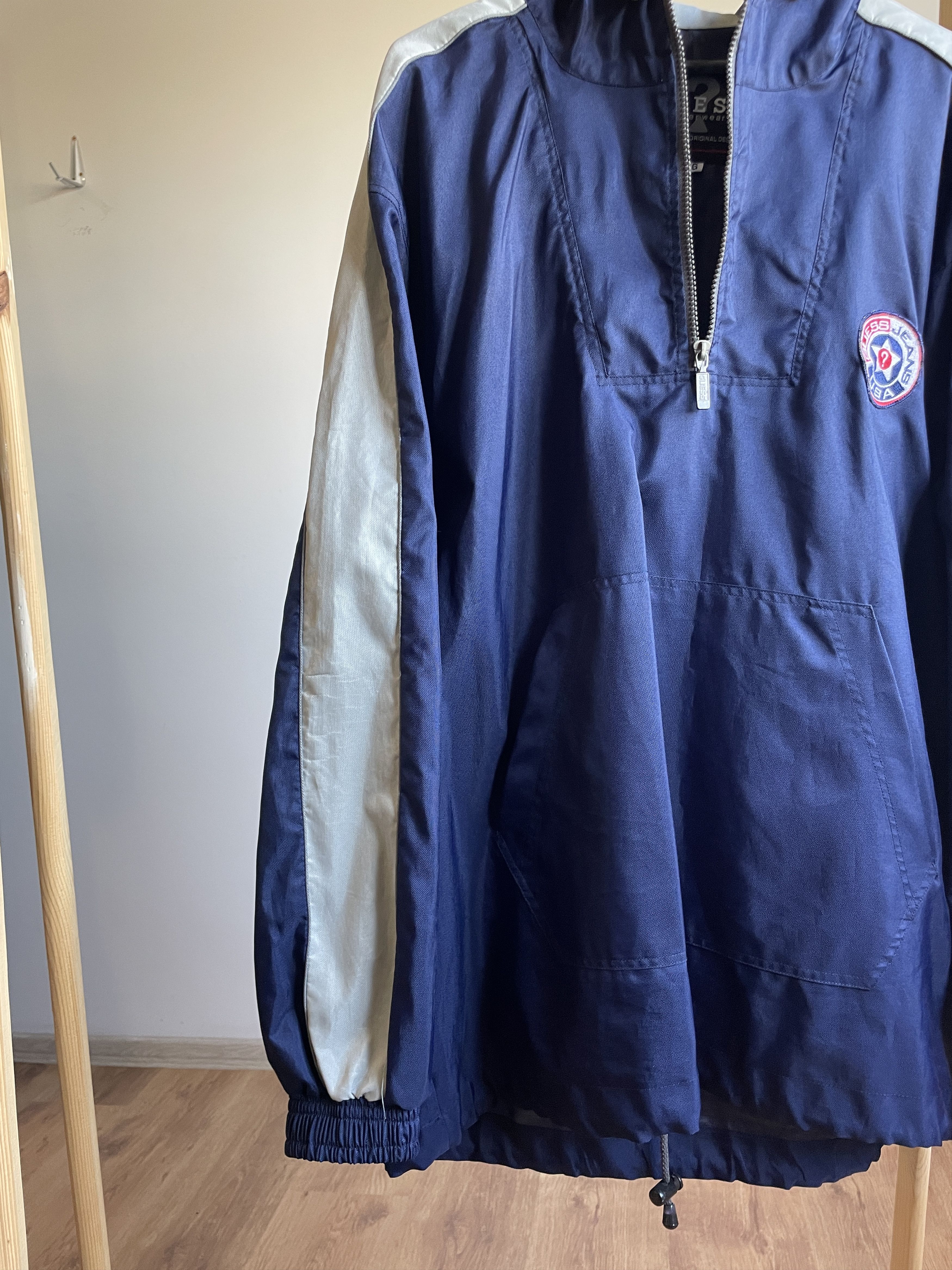 Guess Guess Vintage 90's Nylon Anorak Jacket Size L Size US L / EU 52-54 / 3 - 5 Thumbnail