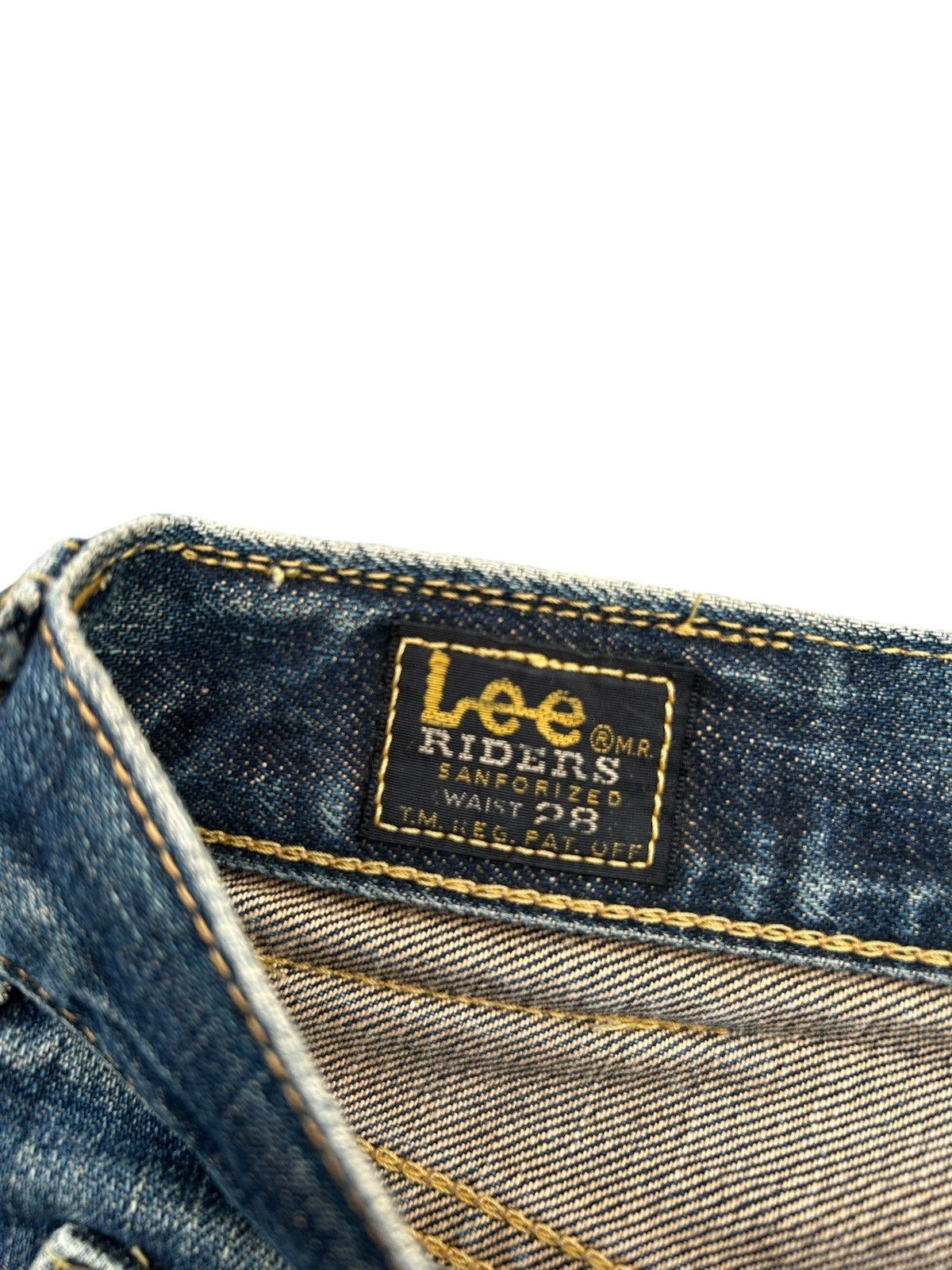 Kapital × Lee × Vintage Vintage Lee Selvedge Rusty Distressed Denim Jeans Mudwash Size US 28 / EU 44 - 6 Thumbnail