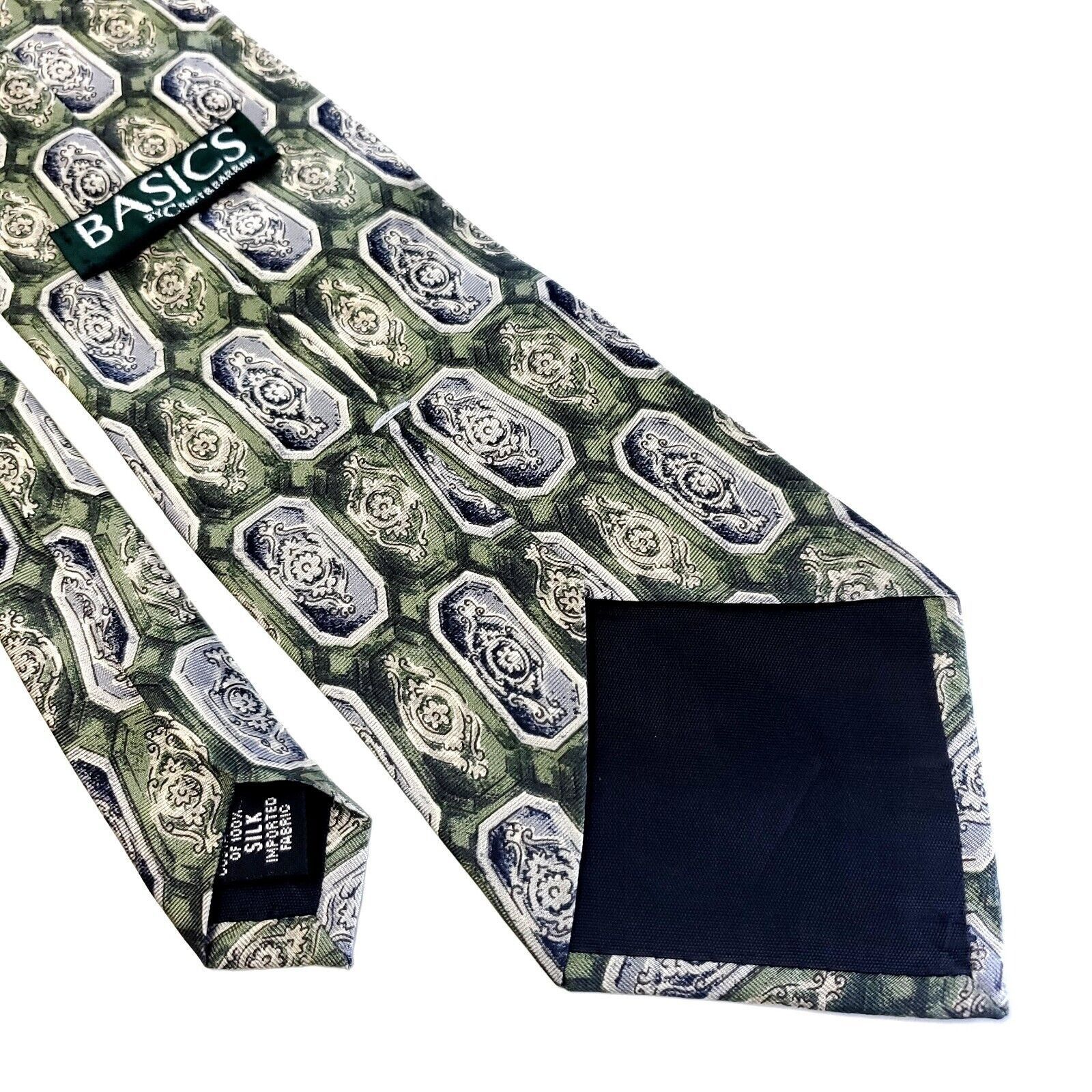 Croft & Barrow Croft & Barrow Basics Green Abstract Print Wide Silk Tie Size ONE SIZE - 6 Thumbnail