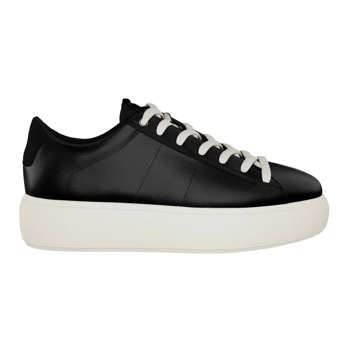 Ecco ECCO WOMEN'S 41 STREET PLATFORM BLACK LOW TOP SNEAKER NIB Size US 10.5 / IT 40.5 - 2 Thumbnail