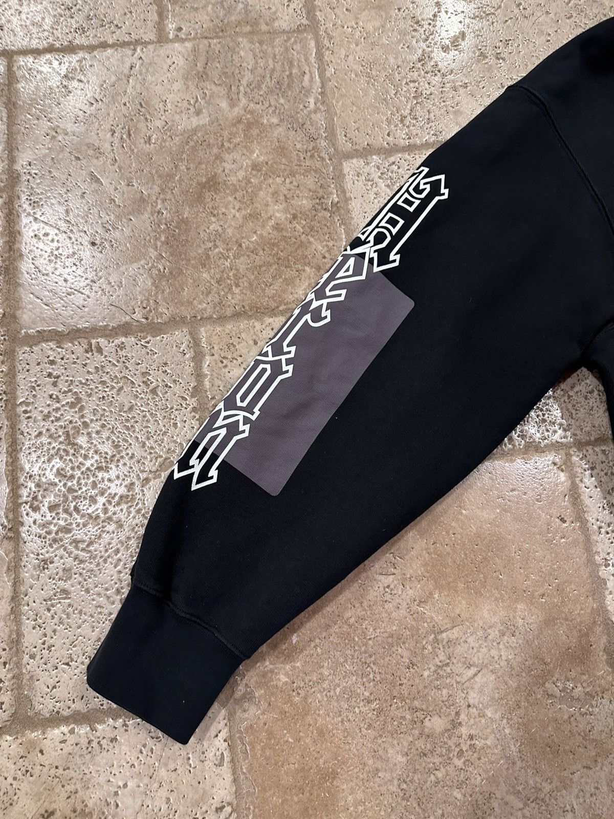 Heron Preston Heron Preston Logo Color Block Gothic Print Black Hoodie Size US M / EU 48-50 / 2 - 6 Thumbnail
