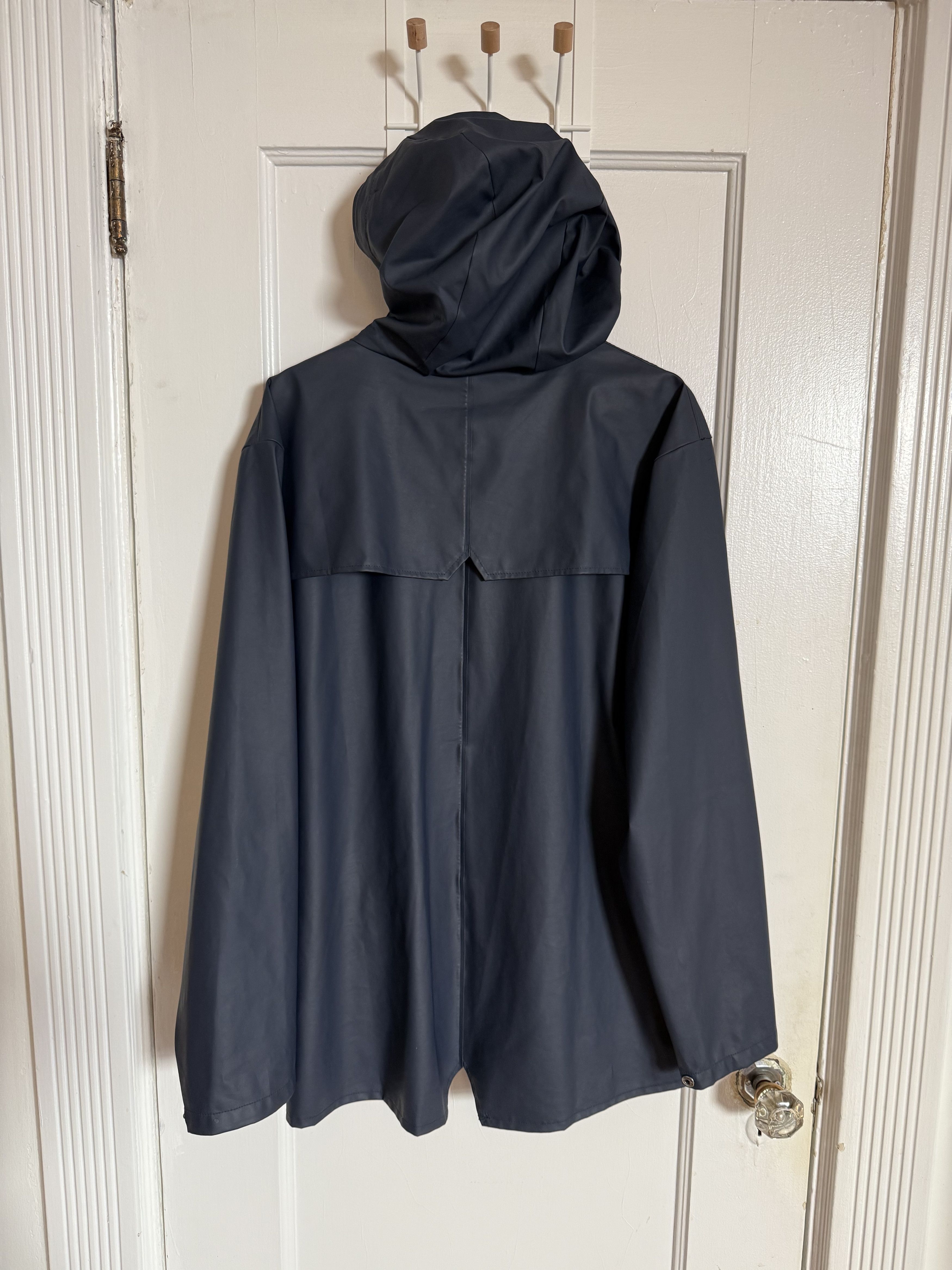 Rains Navy Blue Rain Jacket Size US M / EU 48-50 / 2 - 3 Thumbnail