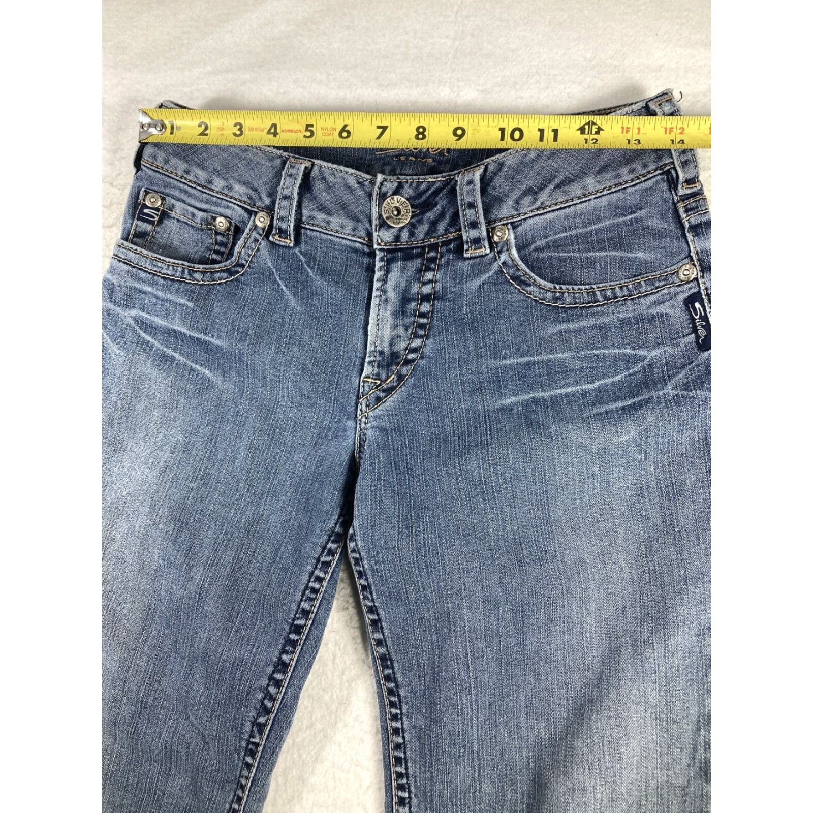 Silver Jeans Co. Silver Jeans Julia Bootcut Blue Women's Jeans Size 28 Size 28" / US 6 / IT 42 - 3 Thumbnail