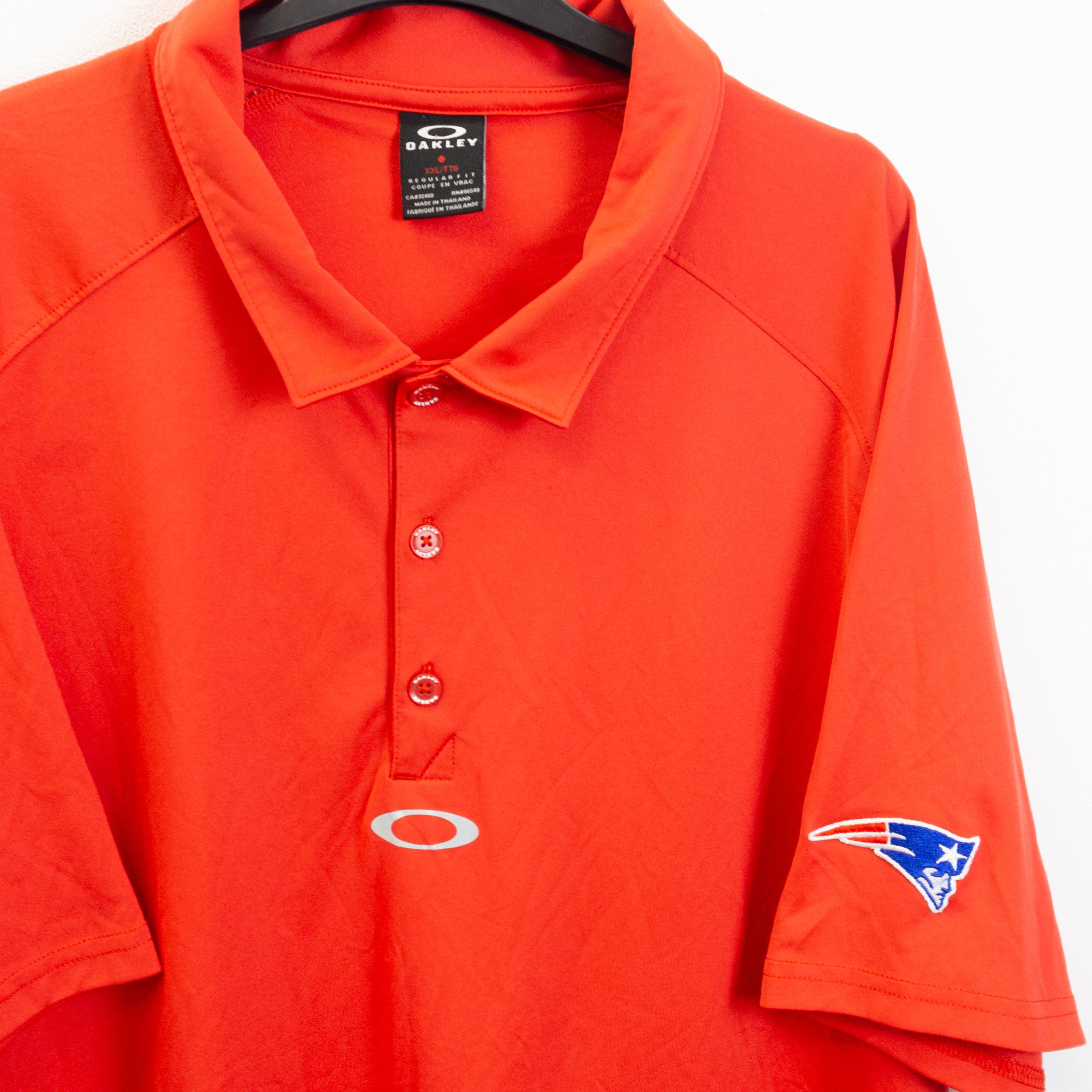 NFL × Oakley Oakley X NFL Patriots Polo Shirt Size US XXL / EU 58 / 5 - 2 Thumbnail