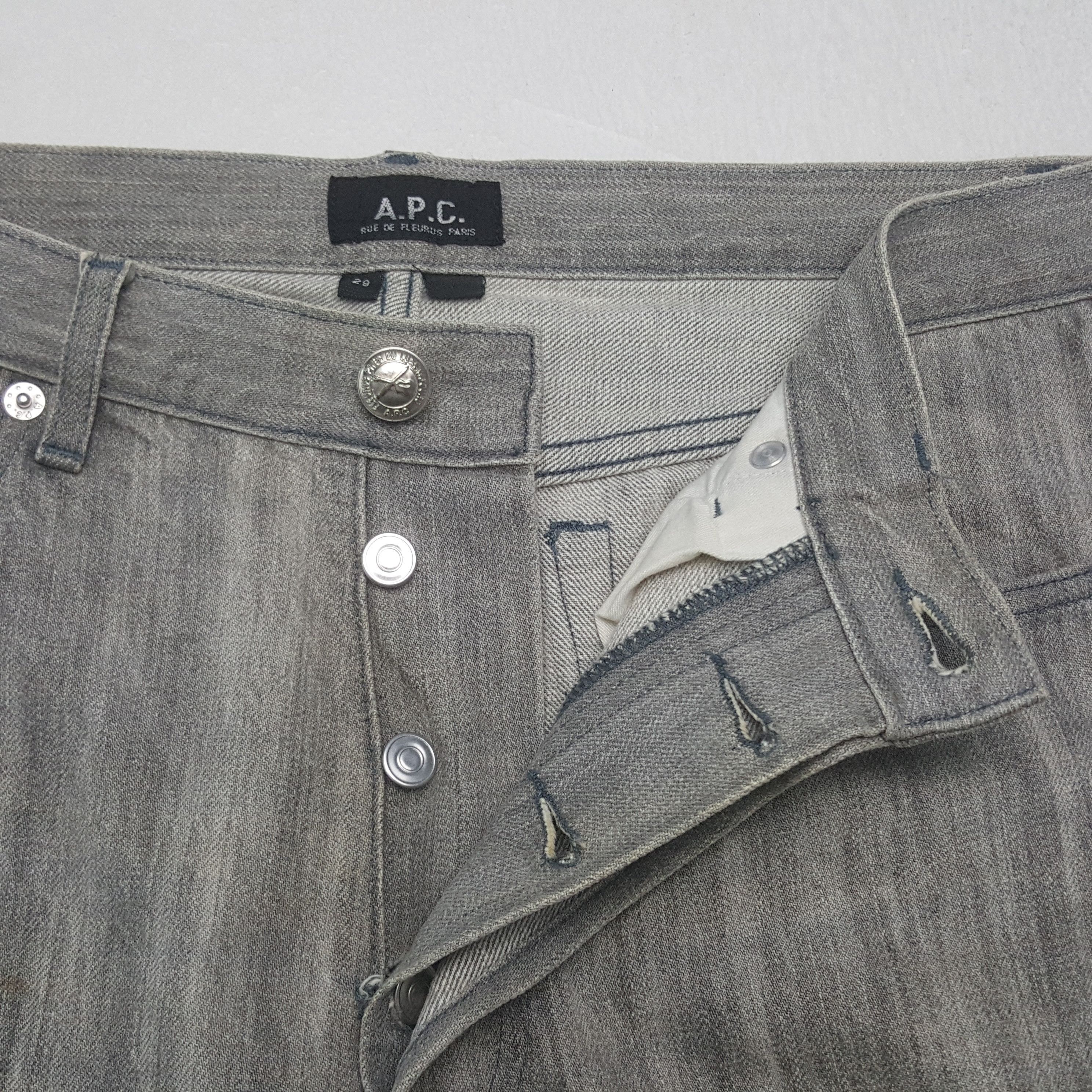 A.P.C. Vintage A.P.C. Designer Brand Denim Jeans RR28 Size US 31 - 7 Thumbnail