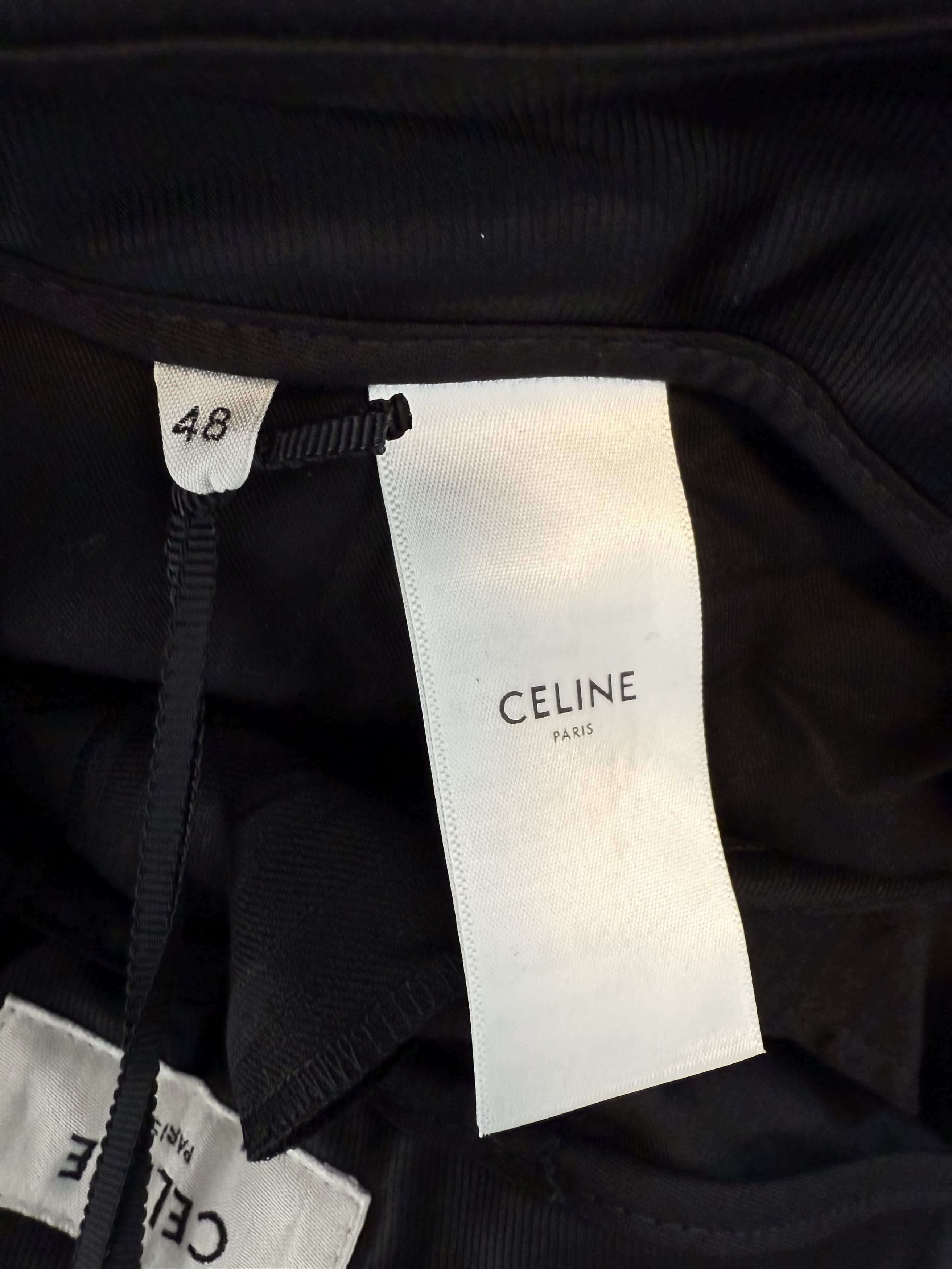 Celine CELINE FLARED CROPPED PANTS IN STRIPED WOOL - 48 Size US 32 / EU 48 - 7 Thumbnail