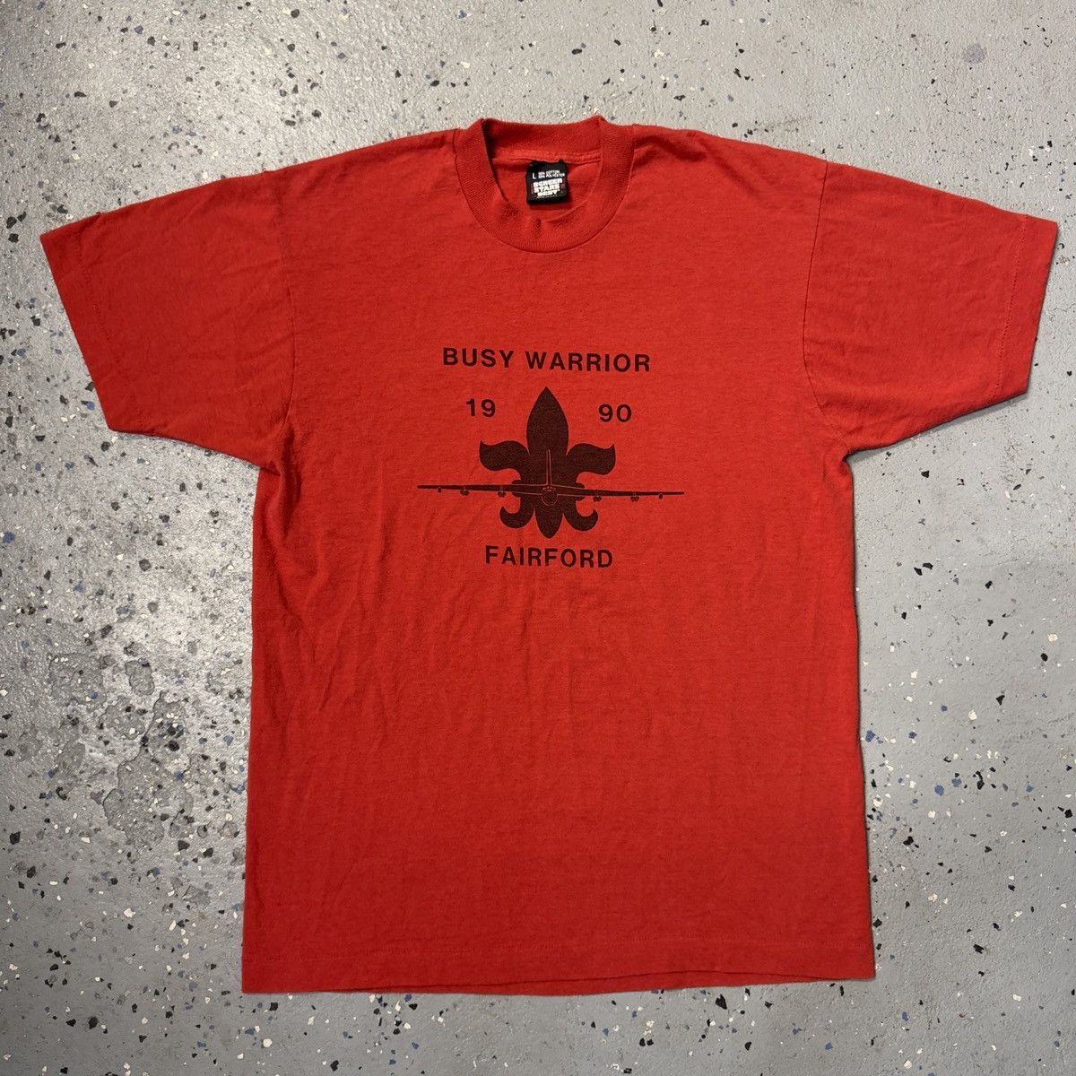 Vintage Vintage 90s Screen Stars Best Busy Warriors Shirt USA L Size US L / EU 52-54 / 3 - 1 Thumbnail