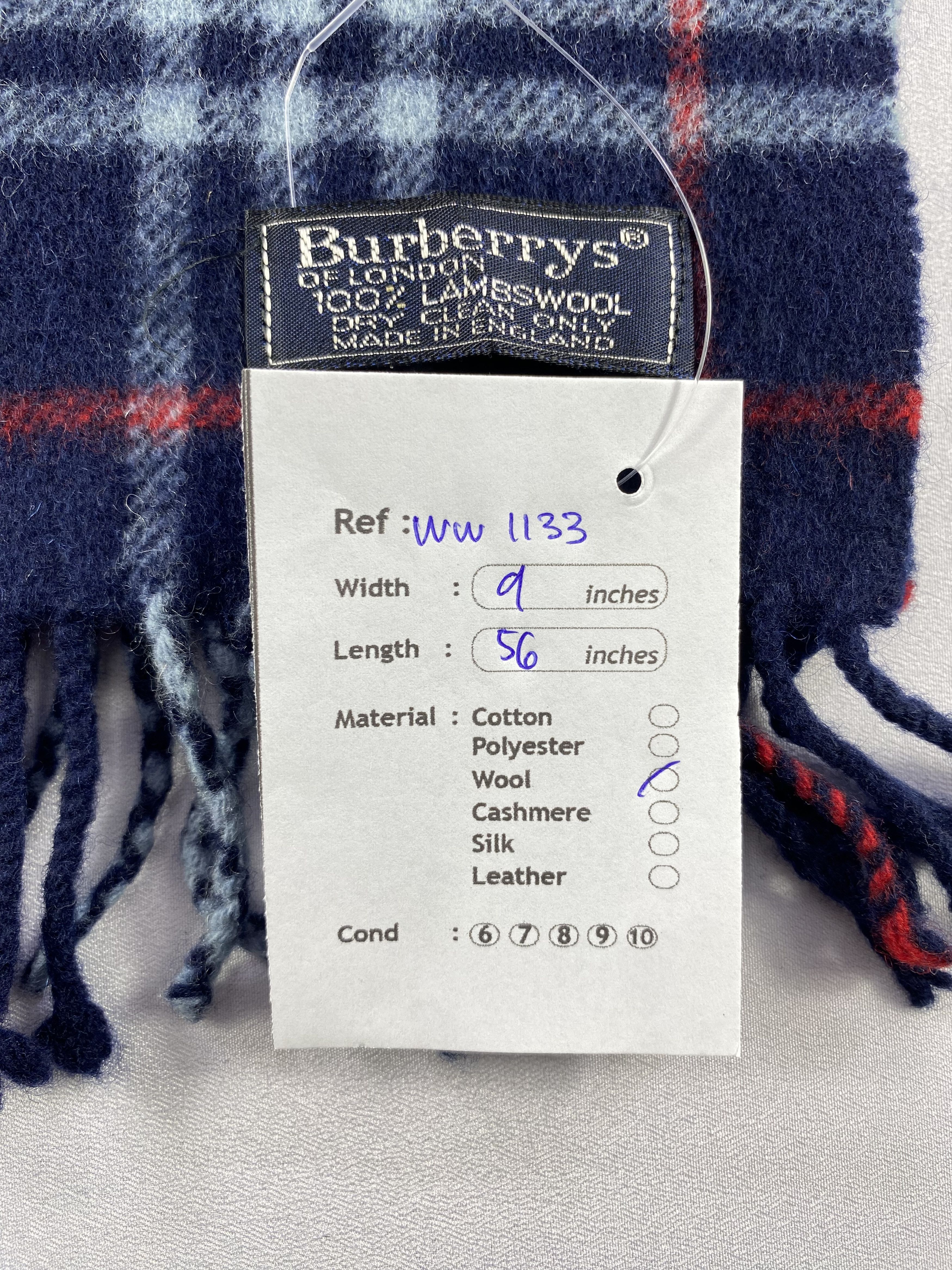 Burberry × Vintage Burberry Scarf / Muffler / Neckwear - WW1133 Size ONE SIZE - 5 Thumbnail
