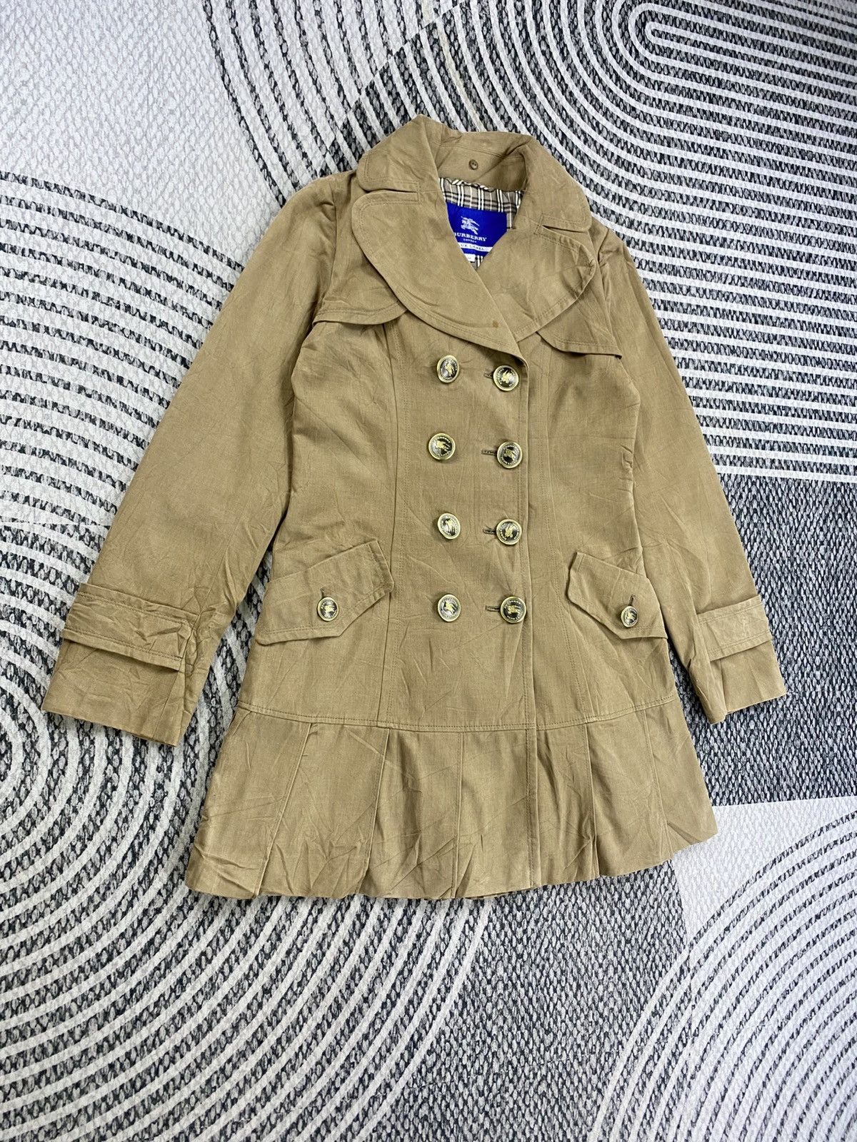 Burberry Vintage Burberry Blue Label Double Collar Trench Coat Jacket Size M / US 6-8 / IT 42-44 - 4 Thumbnail