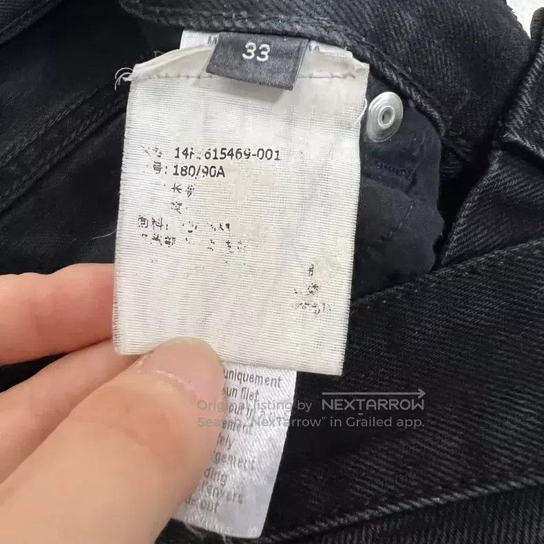 Givenchy Givenchy Black Patchwork Denim Jeans Size 33 Size US 33 - 4 Thumbnail