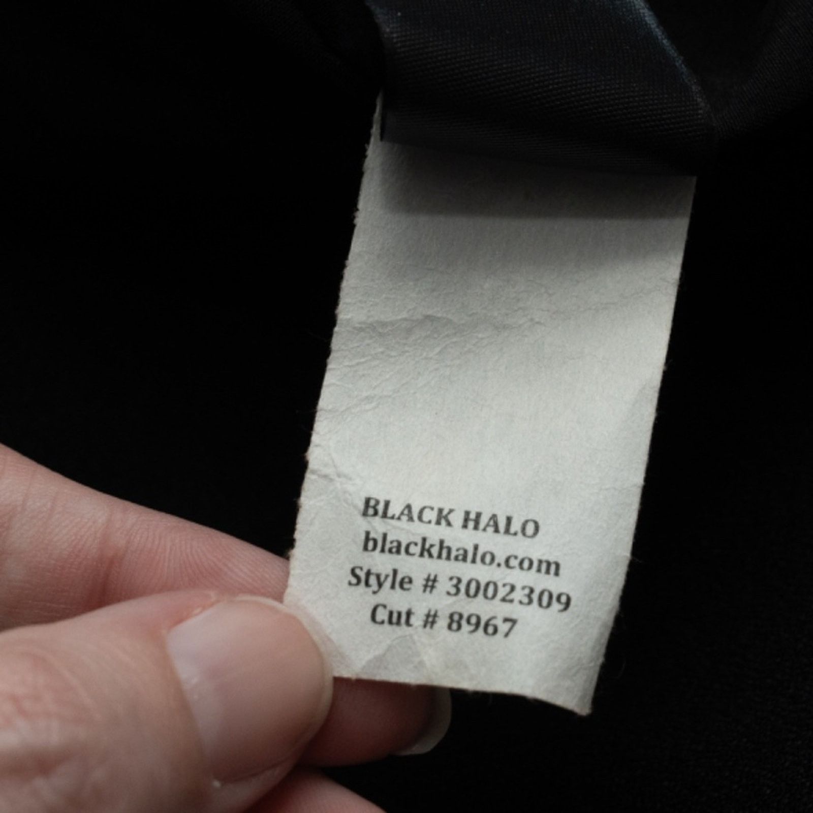 Black Halo Black Halo. Brett Draped Sleeveless Mini Dress. Size M / US 6-8 / IT 42-44 - 16 Thumbnail