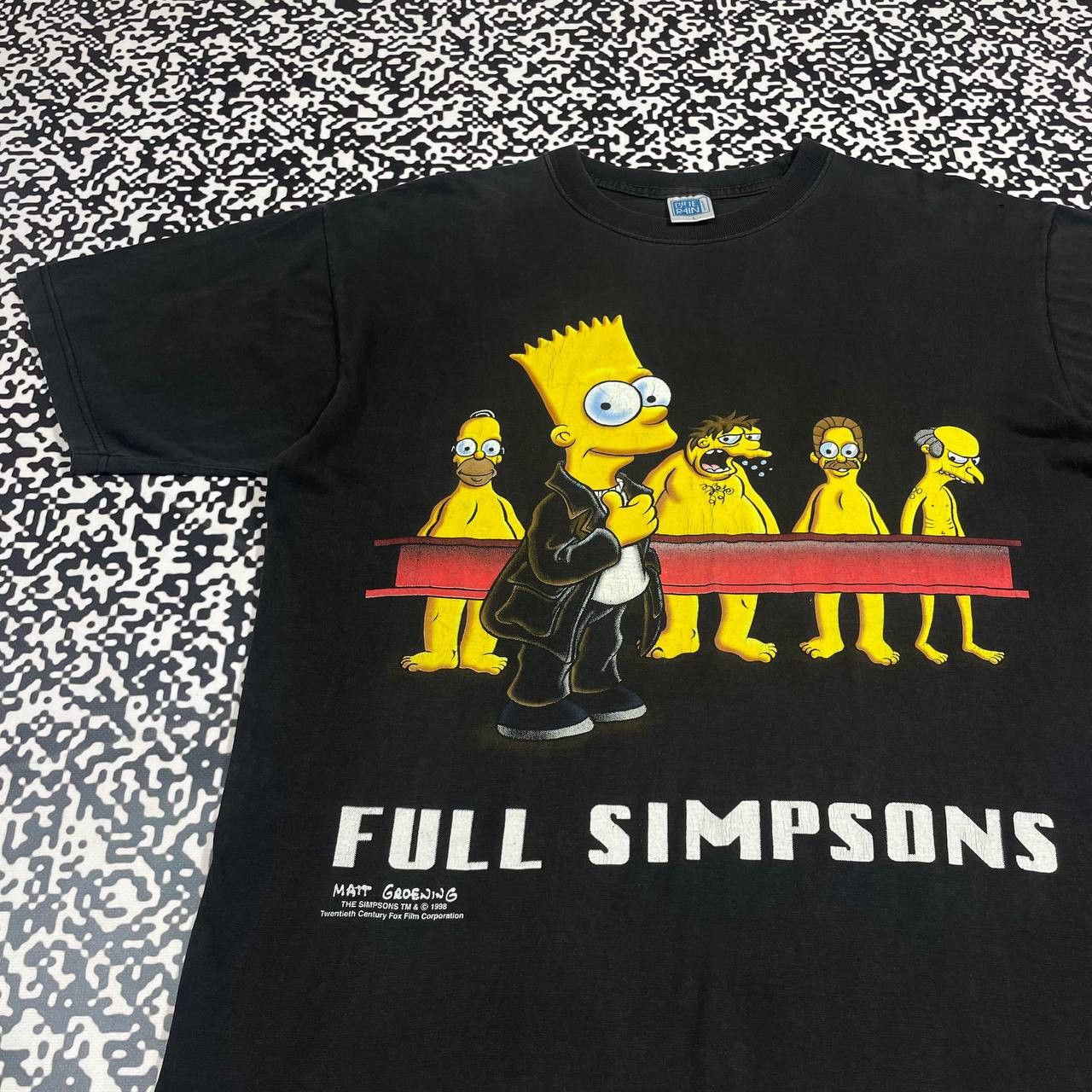 Cartoon Network Vintage 1998 Simspons Humor Cartoon Faded T-shirt 90s Size US L / EU 52-54 / 3 - 4 Thumbnail