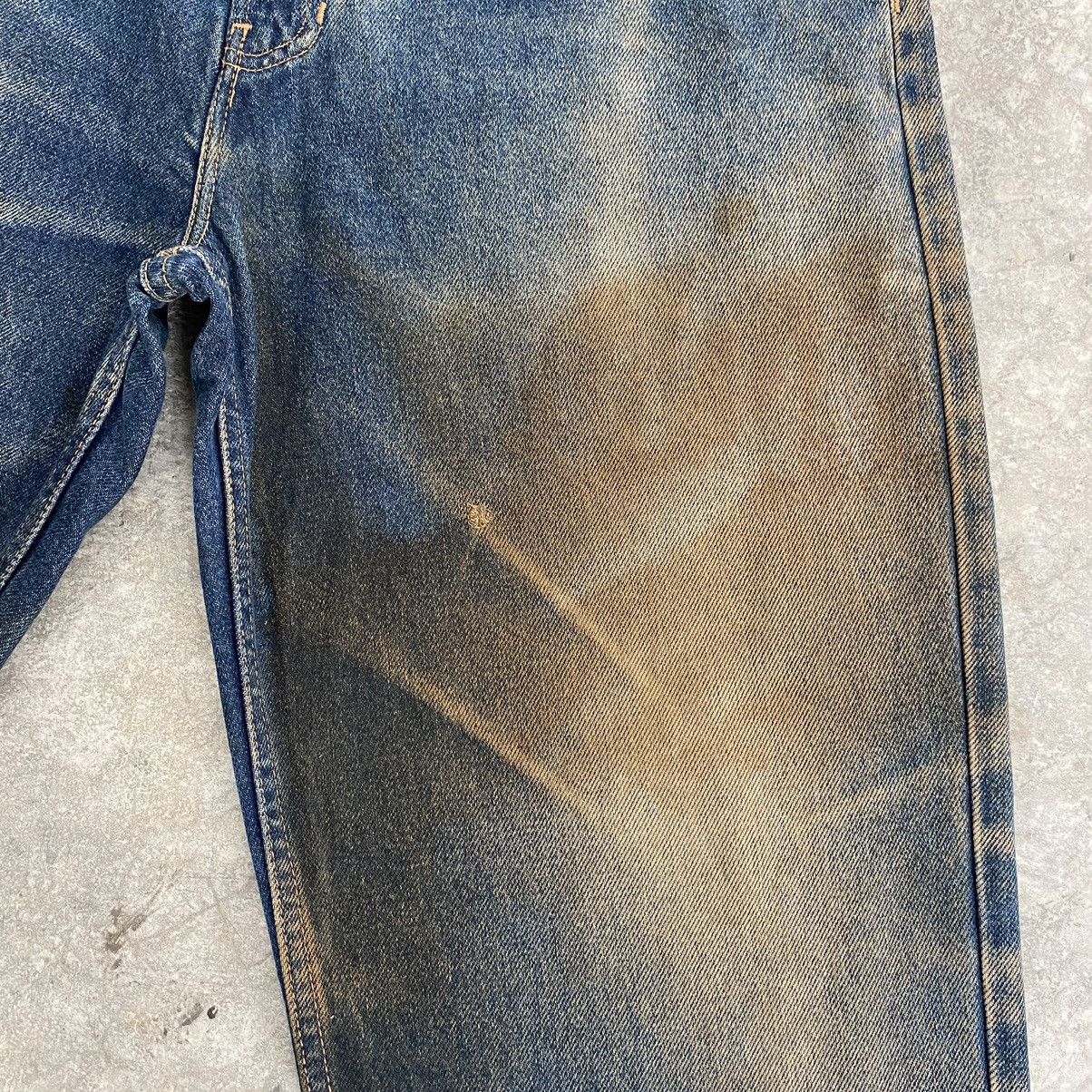 Tommy Hilfiger VTG 90’s Tommy Hilfiger Mud Blue Dirty Baggy Denim Jeans Size US 32 / EU 48 - 5 Thumbnail