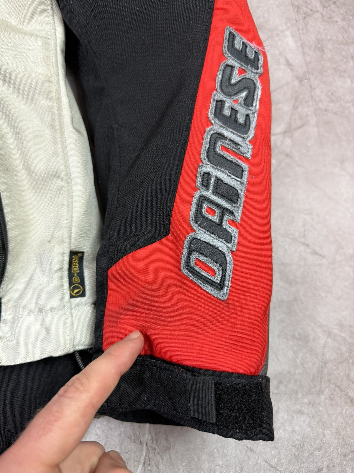 Dainese Vintage Dainese M-CRS Racing Jacket Red/Black Bikercore Sz L Size US L / EU 52-54 / 3 - 6 Thumbnail
