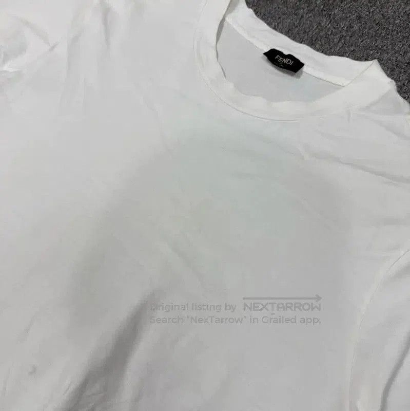 Fendi Fendi Color-Block Cotton Men's T-Shirt . Size US XL / EU 56 / 4 - 3 Thumbnail