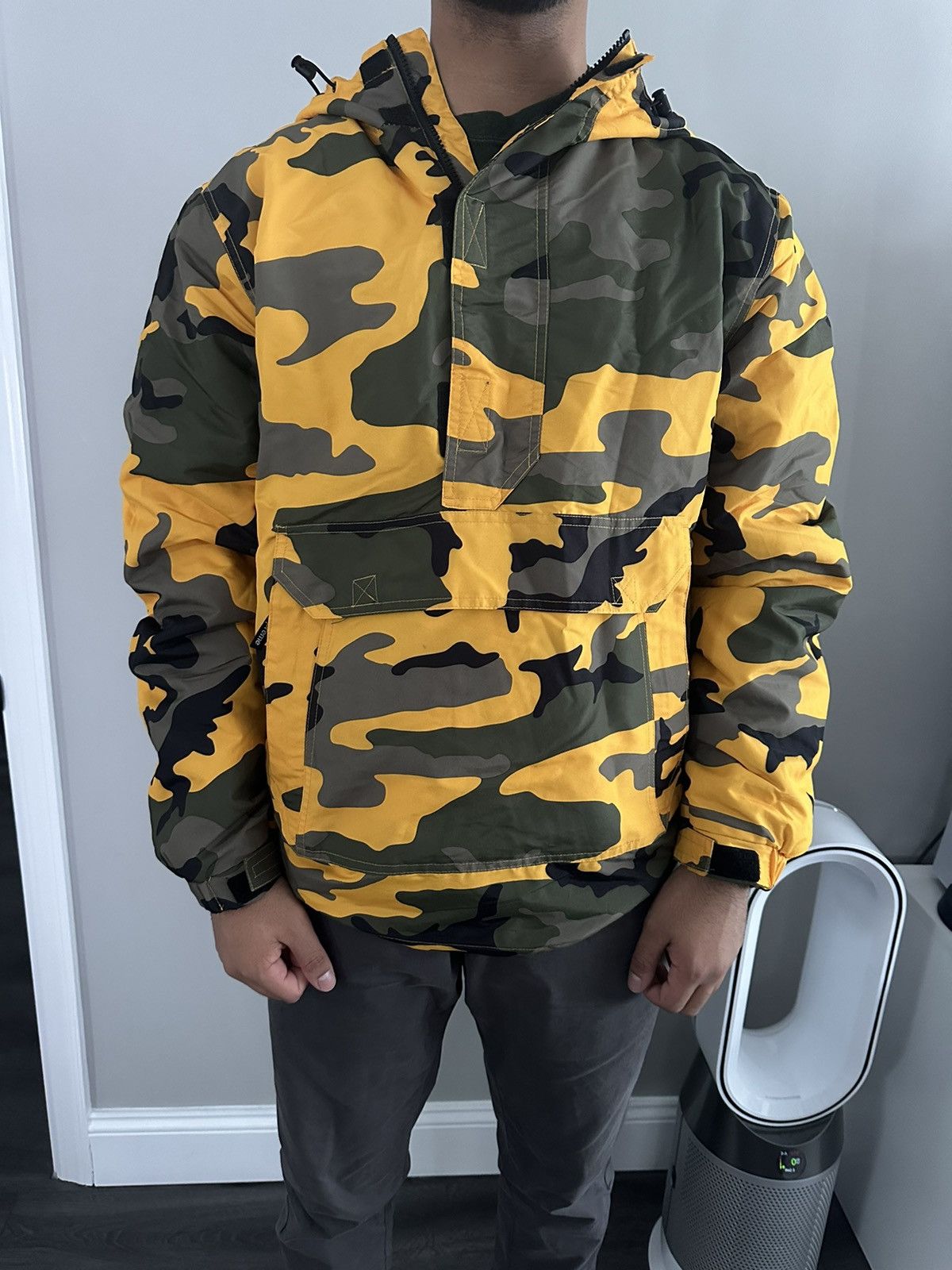 Supreme Supreme Hooded Logo Half Zip Pullover | Grailed