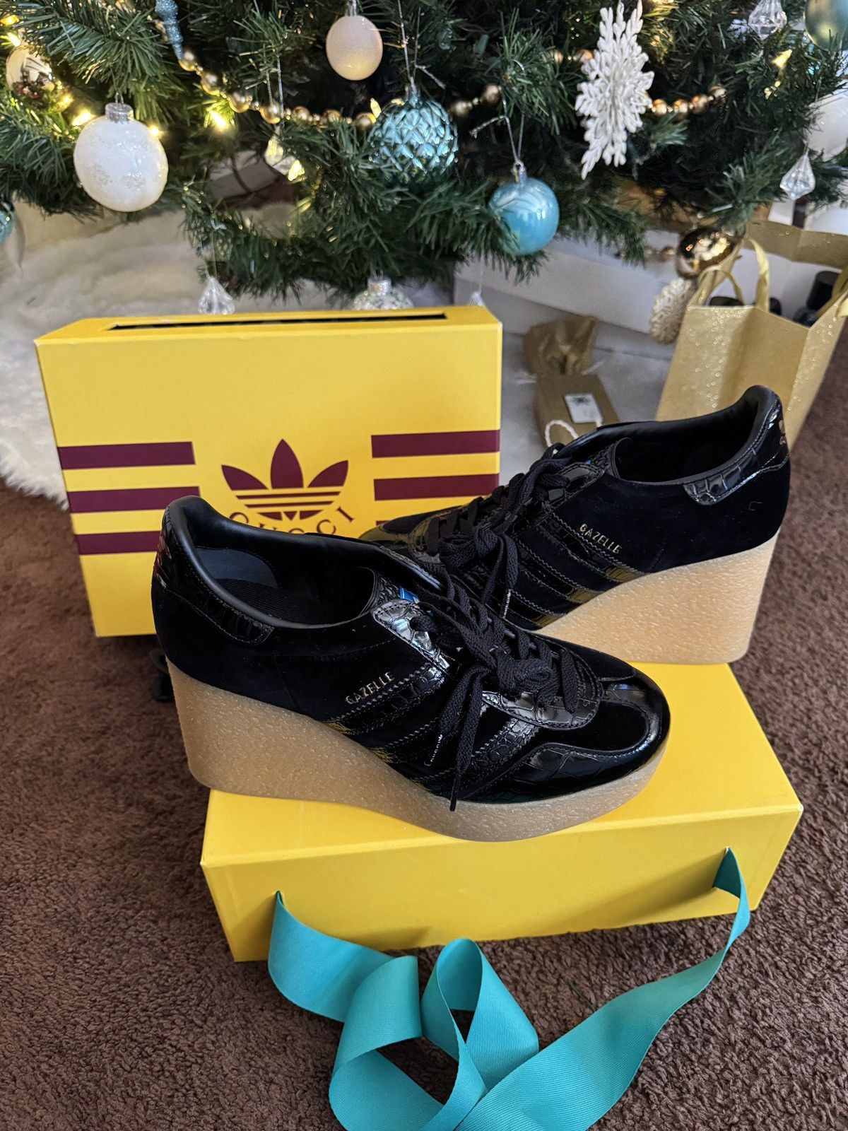 Adidas × Gucci Adidas x Gucci Gazelle Wedges Size US 9.5 / IT 39.5 - 10 Thumbnail