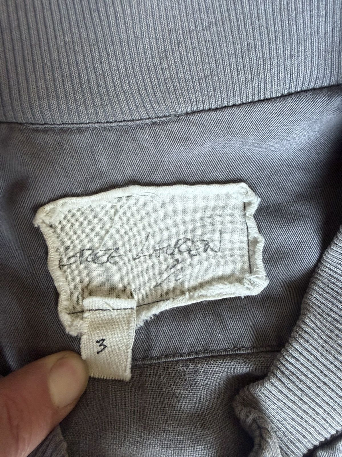 Greg Lauren NWOT 2500$ 50/50 Quilted Charcoal Flight Jacket Size US L / EU 52-54 / 3 - 7 Thumbnail