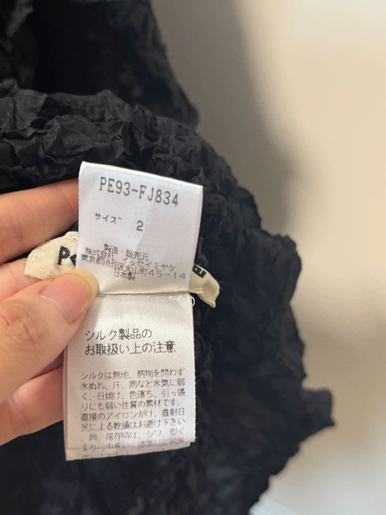 Issey Miyake Issey Miyake size；2 Black long-sleeved top Size XS / US 0-2 / IT 36-38 - 4 Thumbnail