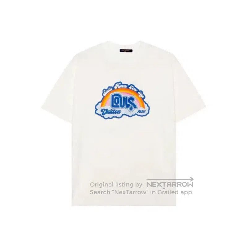 Louis Vuitton Louis Vuitton Women's White T. Size L / US 10 / IT 46 - 1 Thumbnail