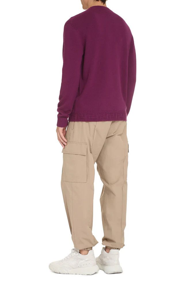 Versace o1y0525 Cashmere Blend Sweater in Purple Size US S / EU 44-46 / 1 - 5 Thumbnail