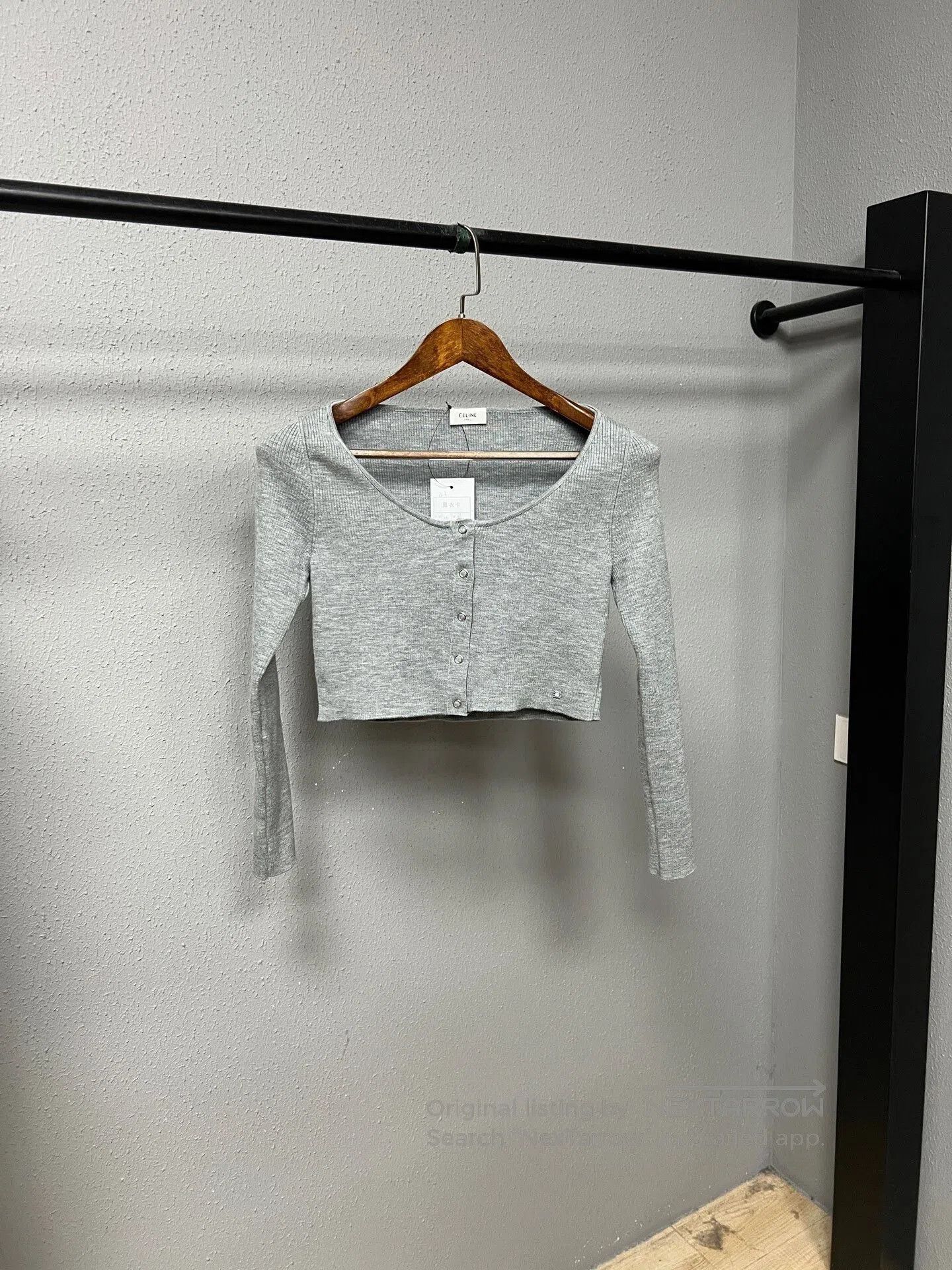 Celine grey knit cardigan from Celine. Size M / US 6-8 / IT 42-44 - 1 Thumbnail
