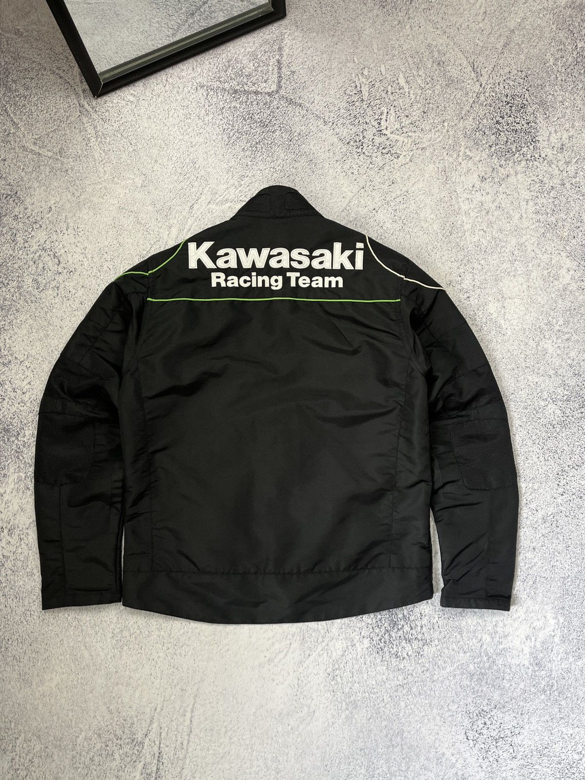 Japanese Brand Vintage Y2K Kawasaki Racing Jacket Moto Big Logo Hype Rare Size M / US 6-8 / IT 42-44 - 10 Thumbnail
