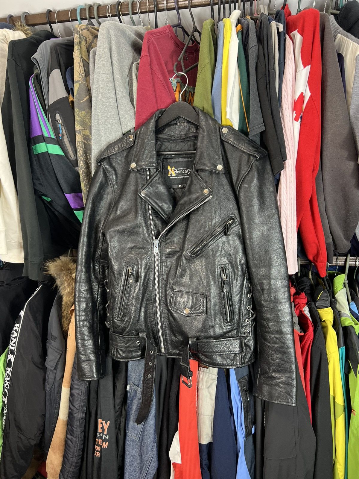 Marlboro VTG Y2K Streetwear Racing Malrboro Style Leather Jacket 90s Size US L / EU 52-54 / 3 - 3 Thumbnail