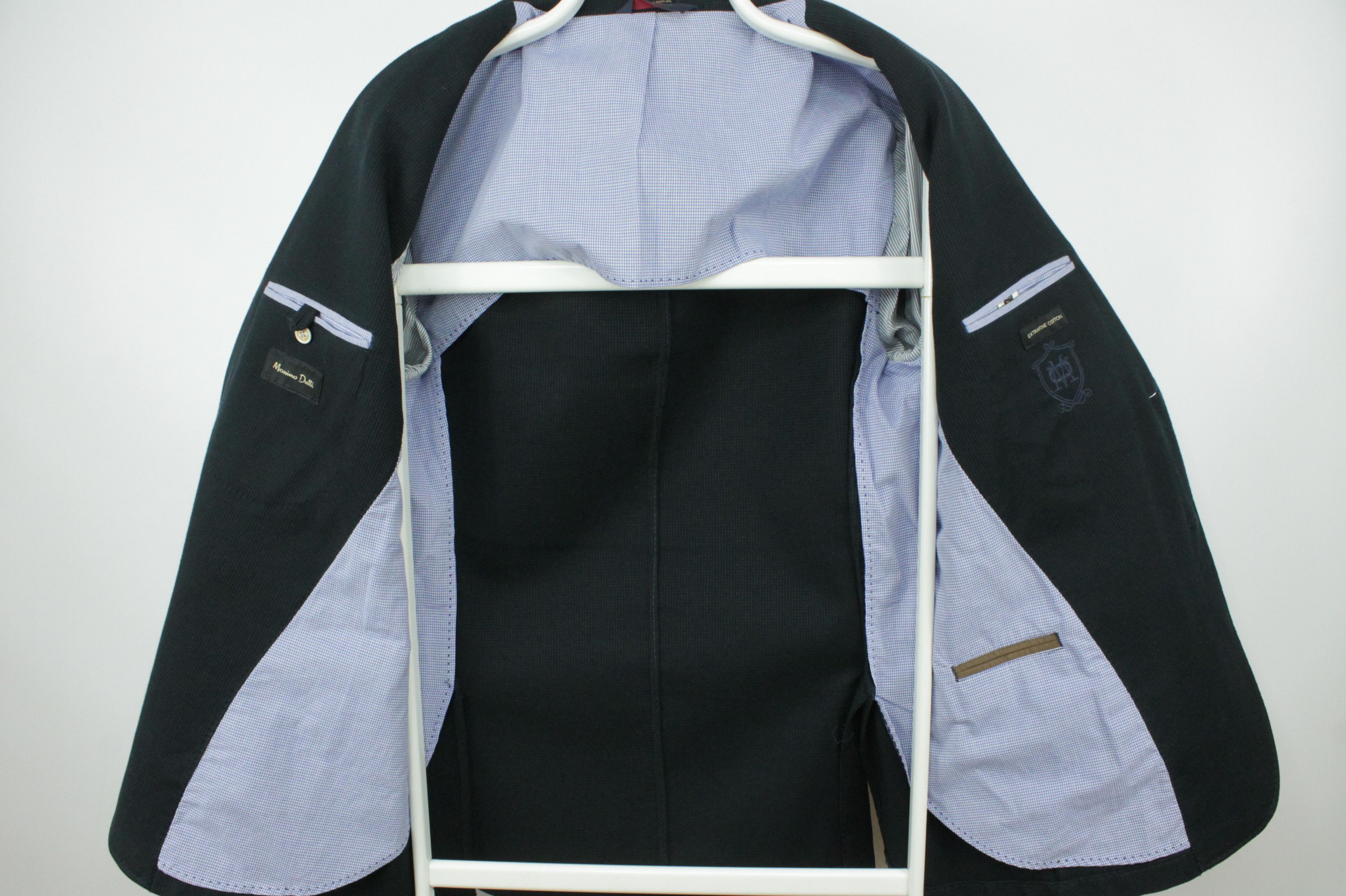 Designer × Massimo Dutti Massimo Dutti Waffle Cotton Elbow Patch Blazer Jacket Size US L / EU 52-54 / 3 - 6 Thumbnail