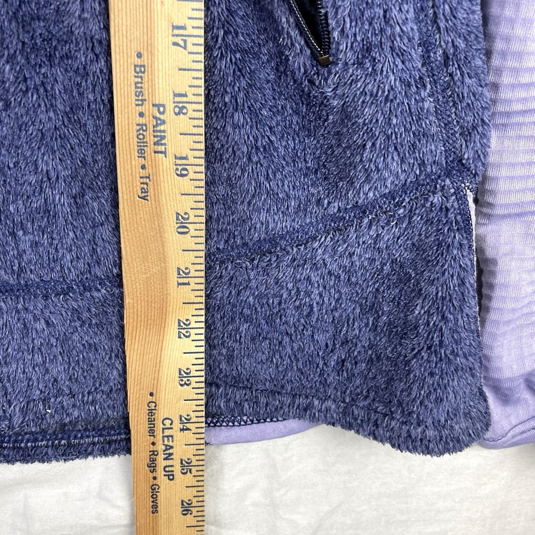 Patagonia VINTAGE Patagonia R2 Jacket Womens Large Purple Regulator Fleece Zip Deep Pile Size L / US 10 / IT 46 - 6 Thumbnail