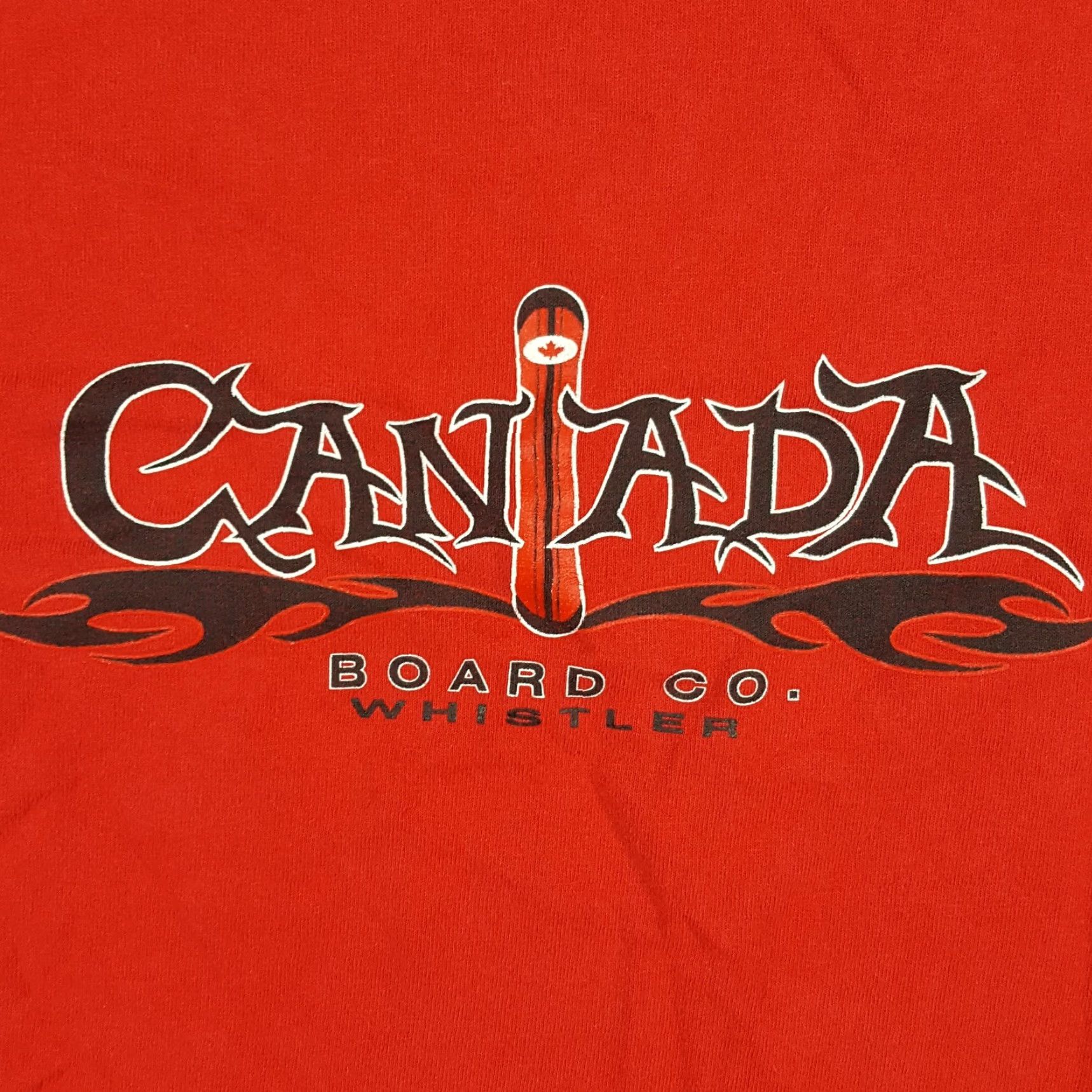 CO VINTAGE Alstyle Apparel Snowboarding T-Shirt Men Medium Red Flame Tribal Snow Y2K 90s 00s Size US M / EU 48-50 / 2 - 3 Thumbnail