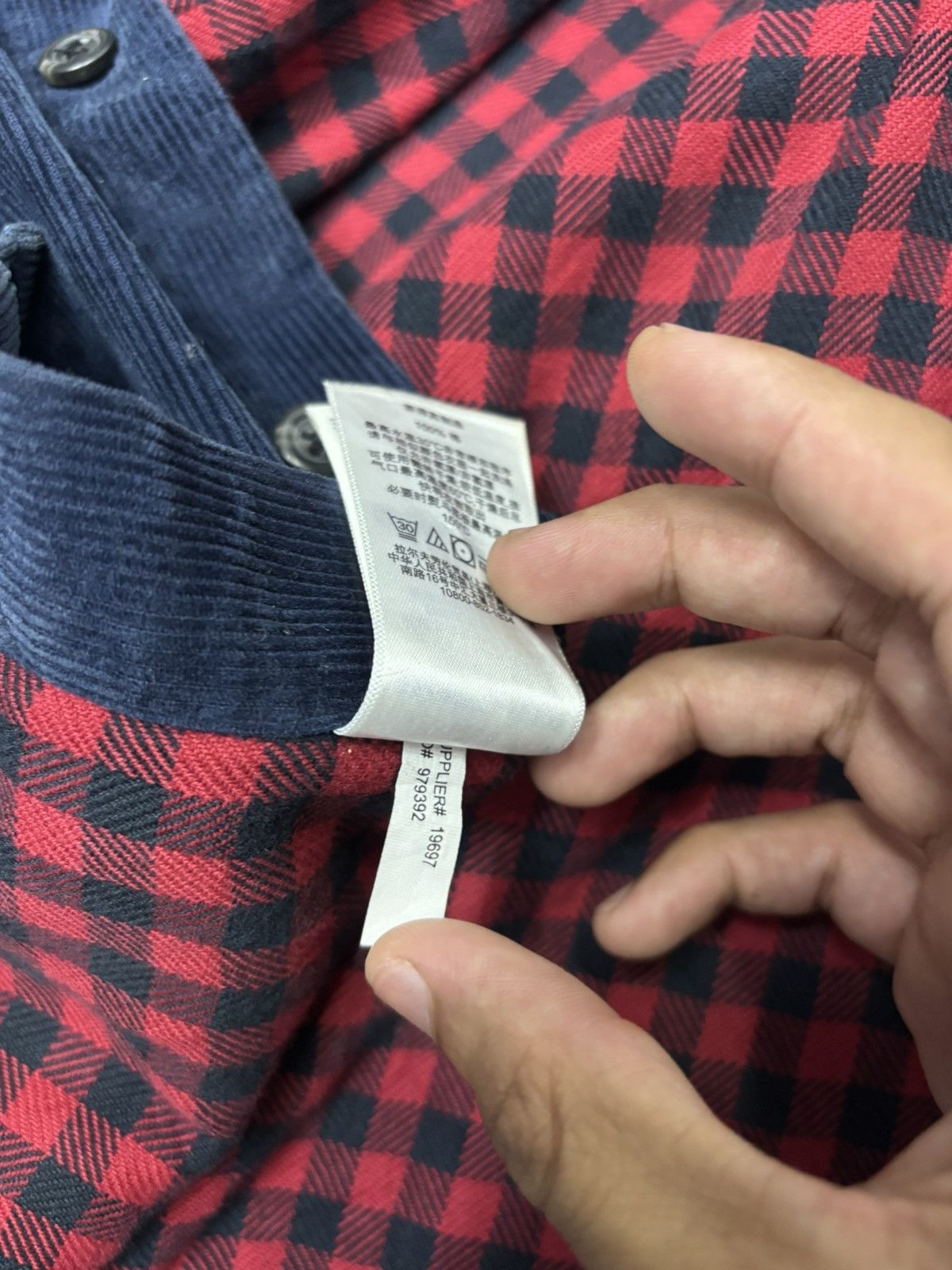 Polo Ralph Lauren 🔥POLO RALPH LAUREN OVERSIZED CORDUROY BUTTON SHIRT Size US XXL / EU 58 / 5 - 14 Thumbnail