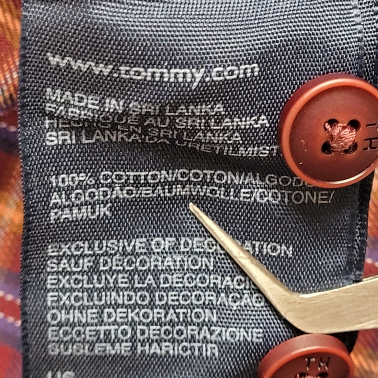 Tommy Hilfiger Tommy Hilfiger Shirt Medium Button Down Roll Tab Sleeves Size US M / EU 48-50 / 2 - 9 Thumbnail
