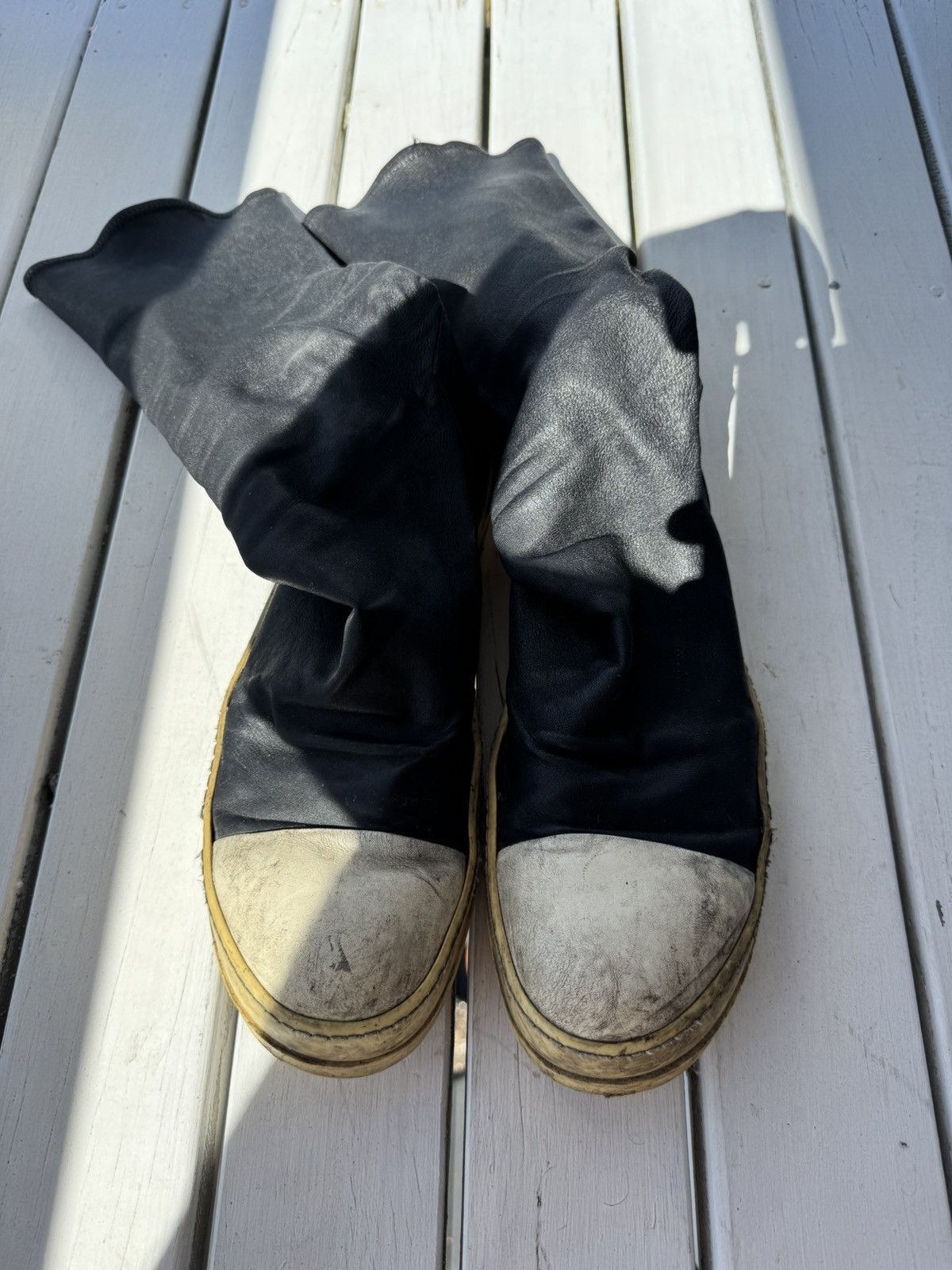 Rick Owens FW15 SPHINX Rick Owens Sock Ramones Size US 12 / EU 45 - 3 Thumbnail