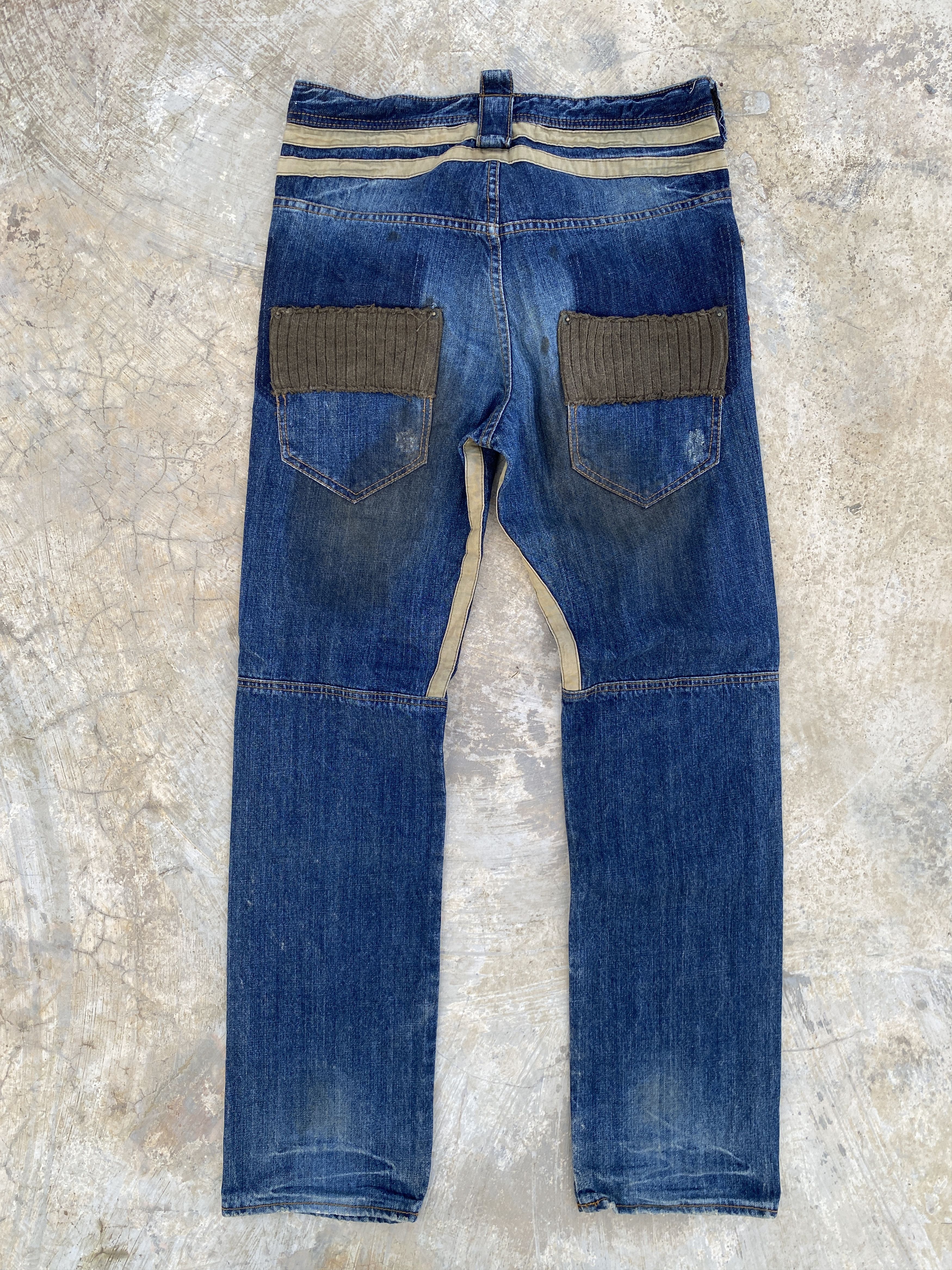 Japanese Brand × PPFM PPFM Patchwork Dirty Wash Jeans Size US 32 / EU 48 - 5 Thumbnail