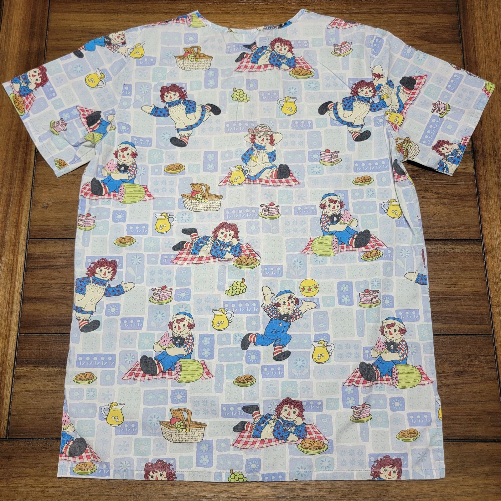 Other Raggedy Ann & Andy Scrub Top Picnic Theme - Size Small Size S / US 4 / IT 40 - 3 Thumbnail