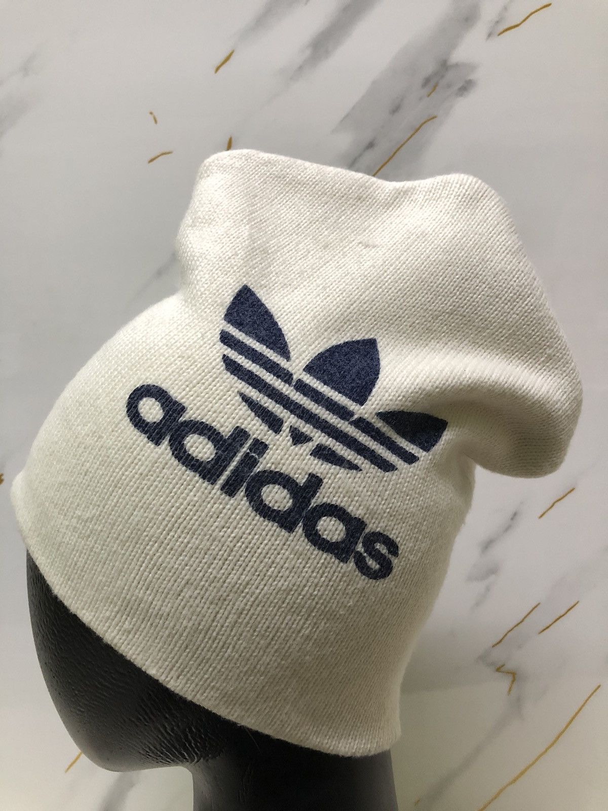 Adidas Vintage Adidas Beanie Hat Size ONE SIZE - 1 Thumbnail