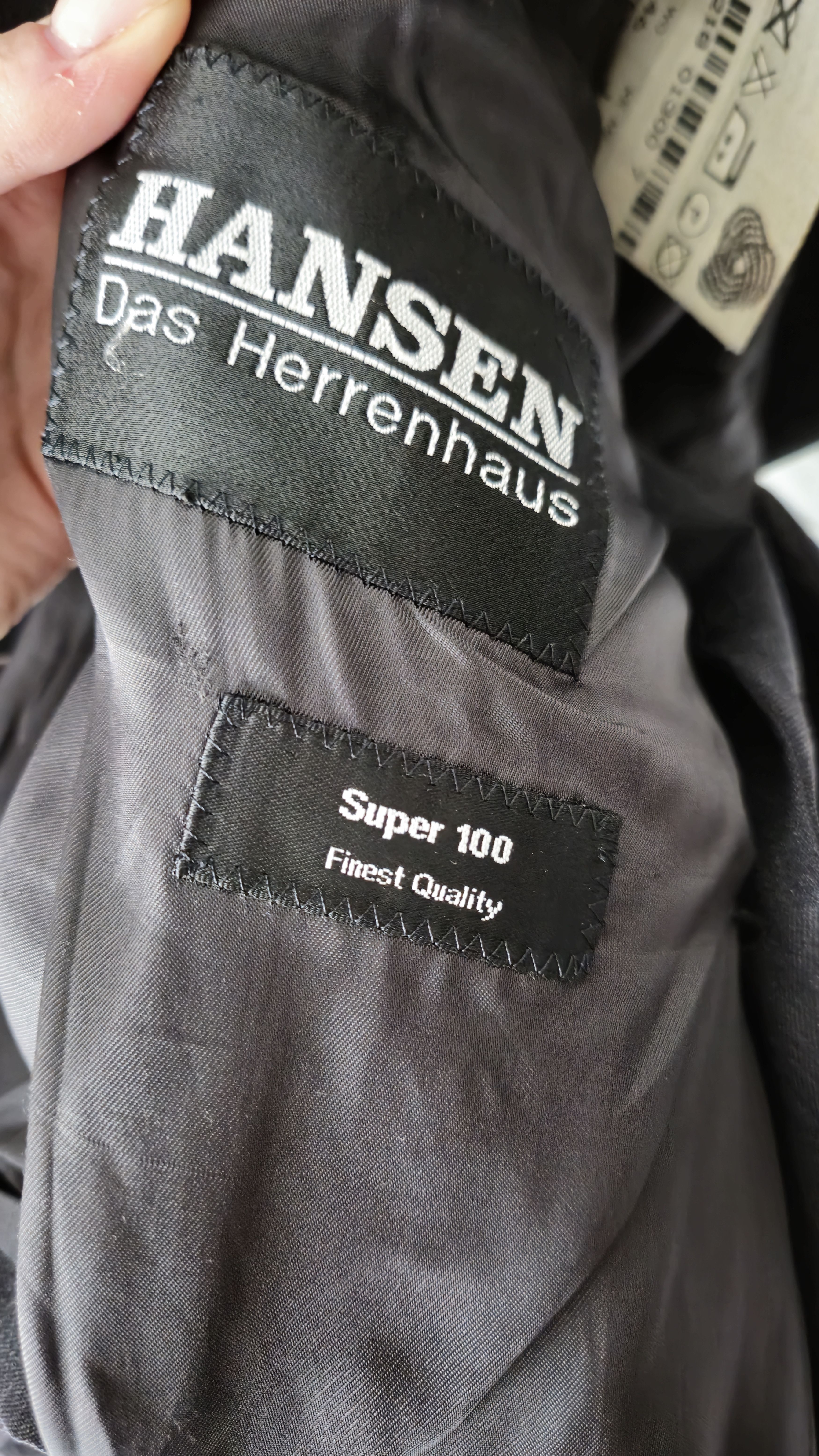 Hugo Boss Vintage Rare Luxury Woll Jacket HugoBossxHansen Akropolis Size 54L - 4 Thumbnail