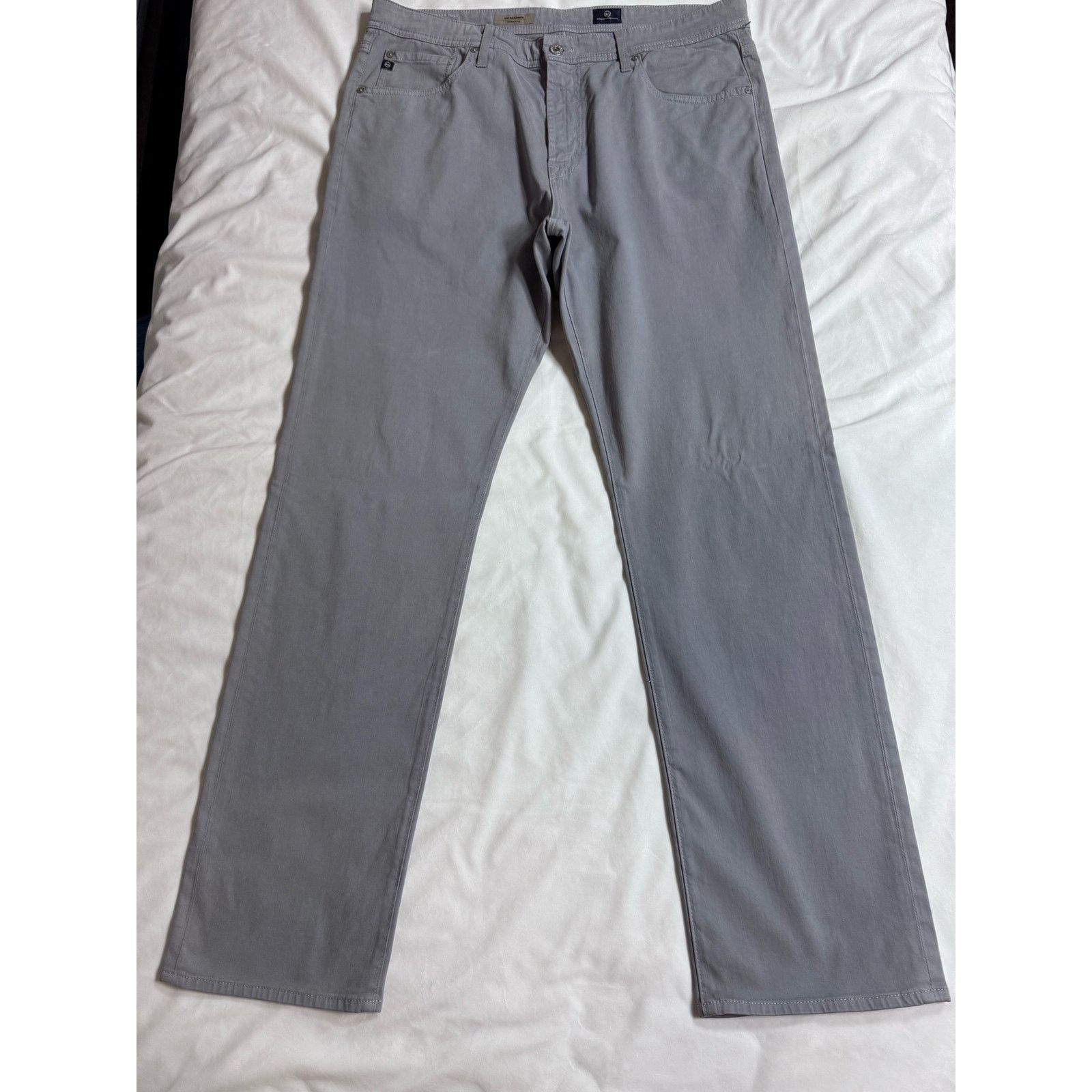 AG Adriano Goldschmied Adriano Goldshmied AG Graduate Tailored Leg Gray Pants 36x32 Size US 36 / EU 52 - 2 Thumbnail