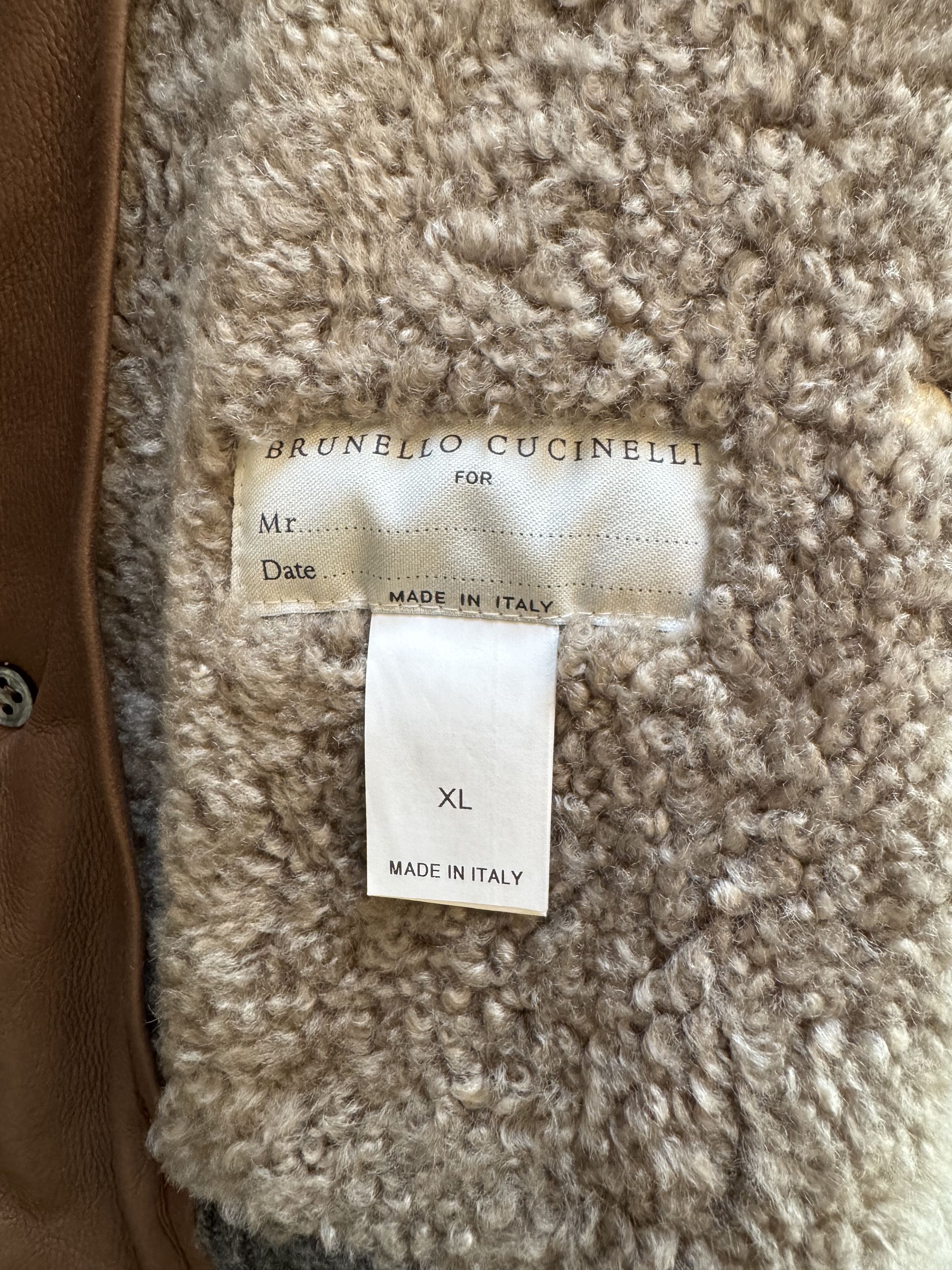 Brunello Cucinelli Suede Jacket w/Cashmere Shearling (M) Size US XL / EU 56 / 4 - 5 Thumbnail