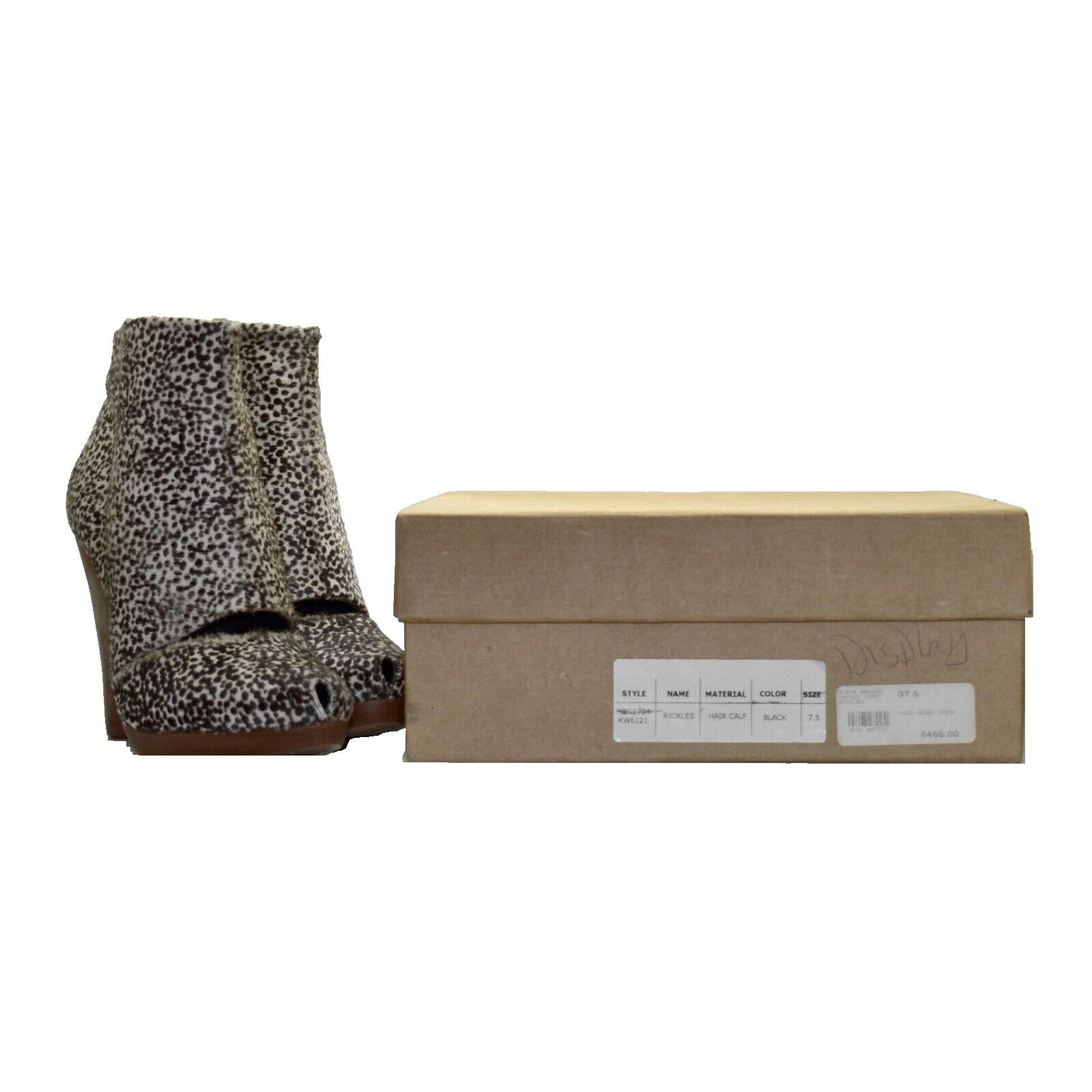 Rachel Comey NEW RACHEL COMEY Rickles Blk Calf Hair Boots Shoes 7.5 $465 Size US 7.5 / IT 37.5 - 1 Thumbnail